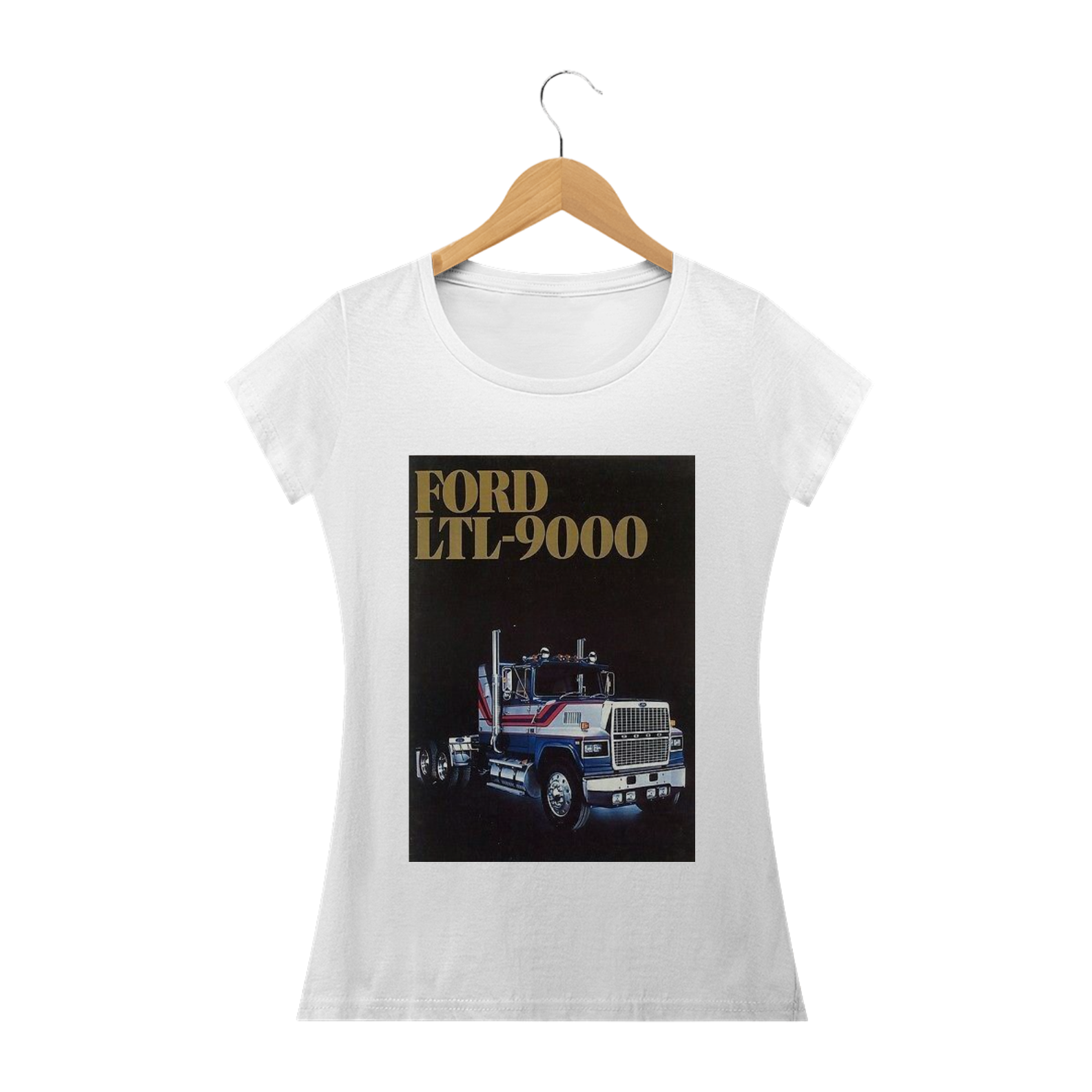 Nome do produto: Camiseta Caminhão Feminina
