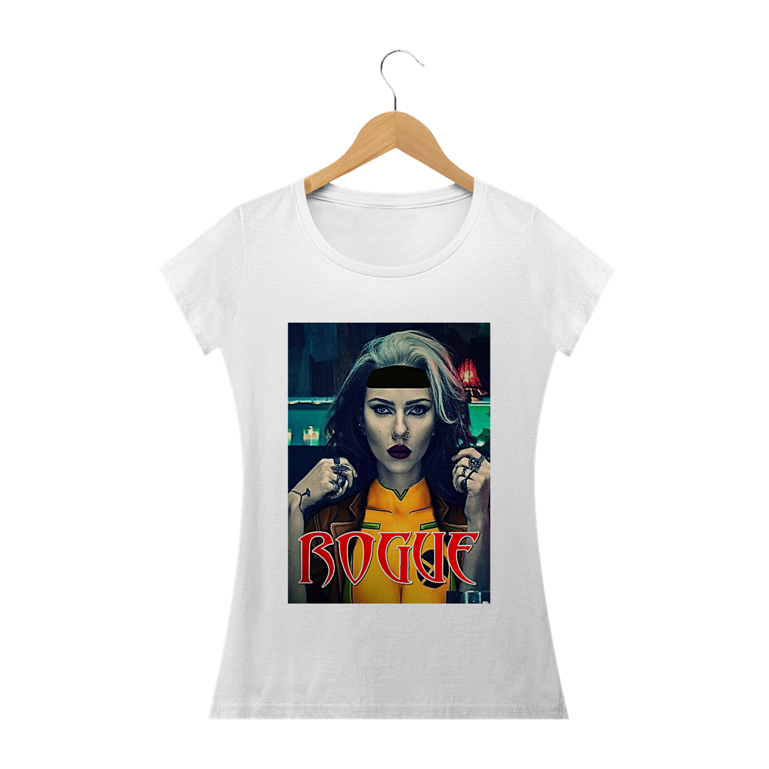 Nome do produto: Camiseta Rogue/Vampira (X-men) Feminina