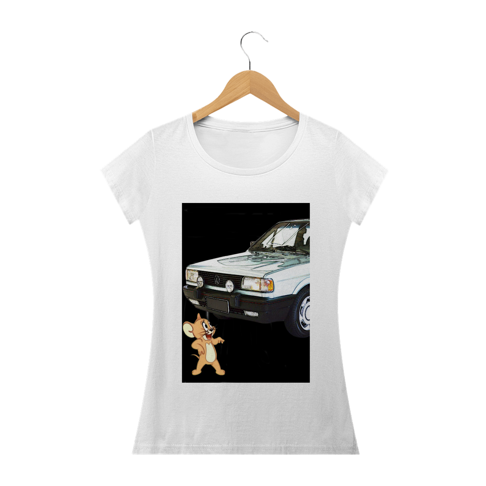 Nome do produto: Camiseta Gol Gts Jerry (Tom e Jerry) Feminina