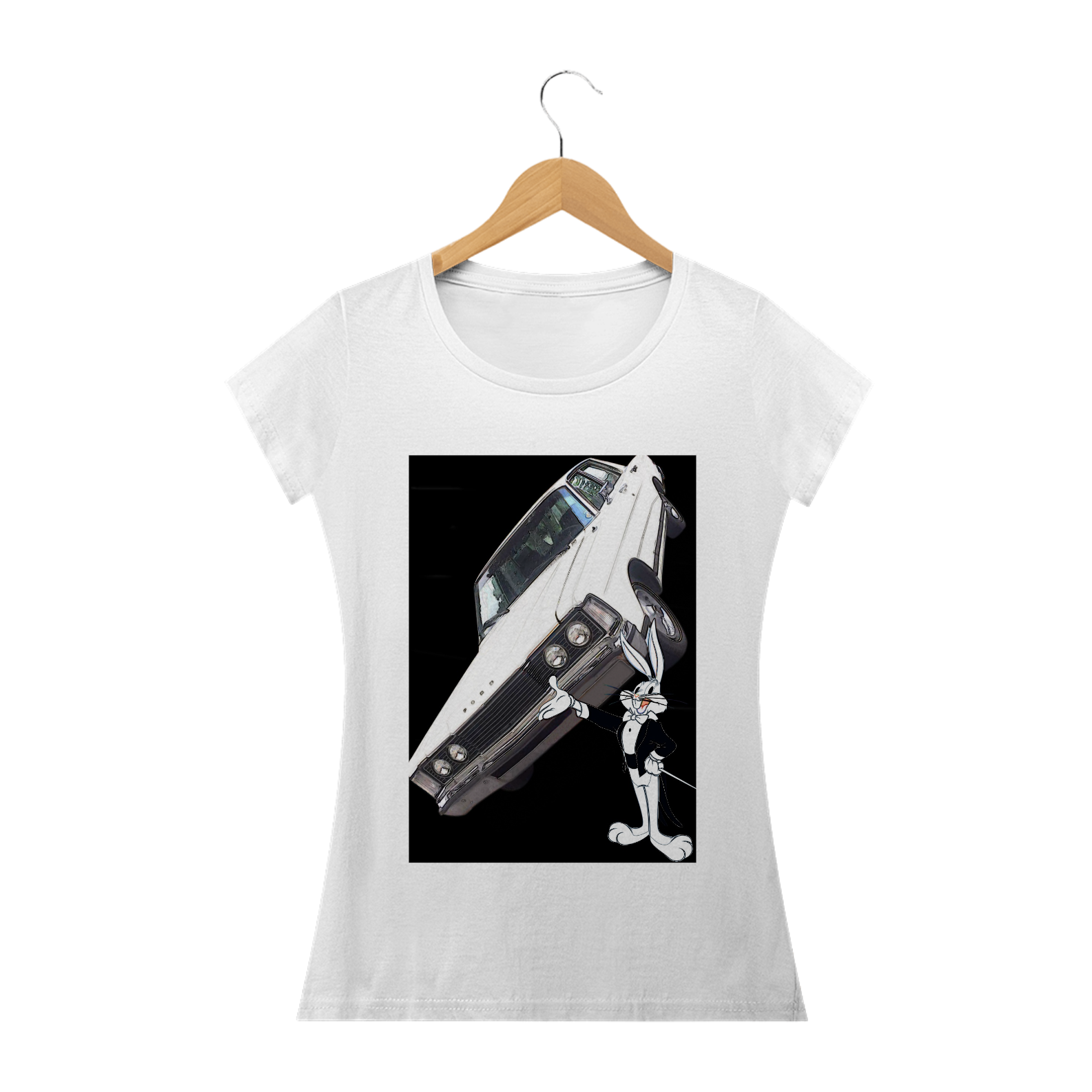 Nome do produto: Camiseta  Ford Landau Pernalonga feminina