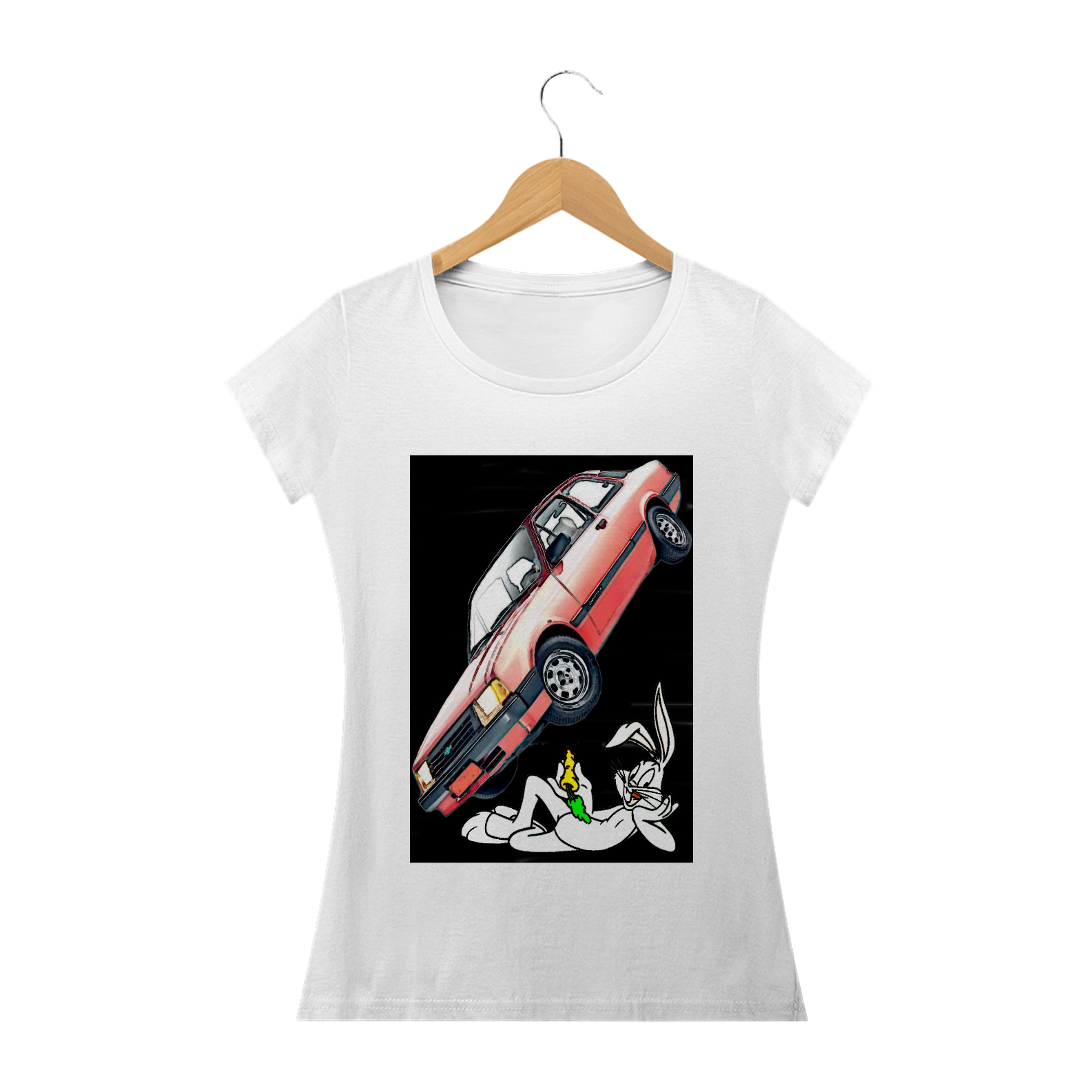 Nome do produto: Camiseta Chevette Pernalonga Feminina