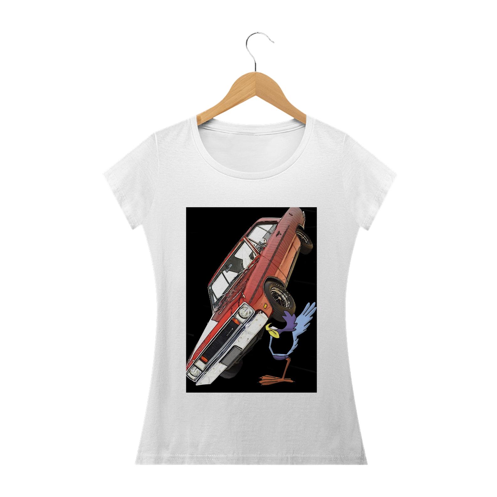 Nome do produto: Camiseta Dodge Papa Leguas Feminina