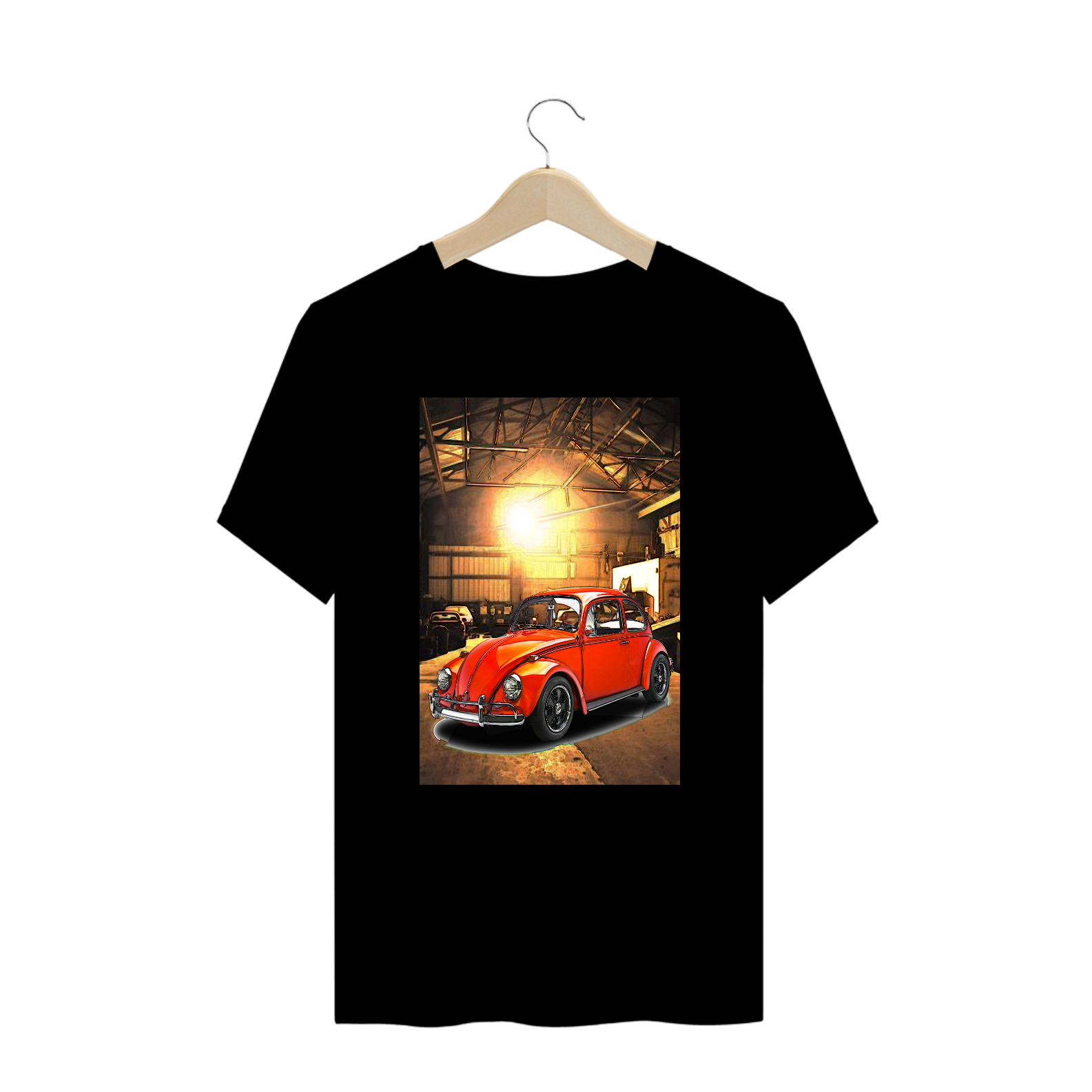 Nome do produto: Camiseta Fusca Plus Size