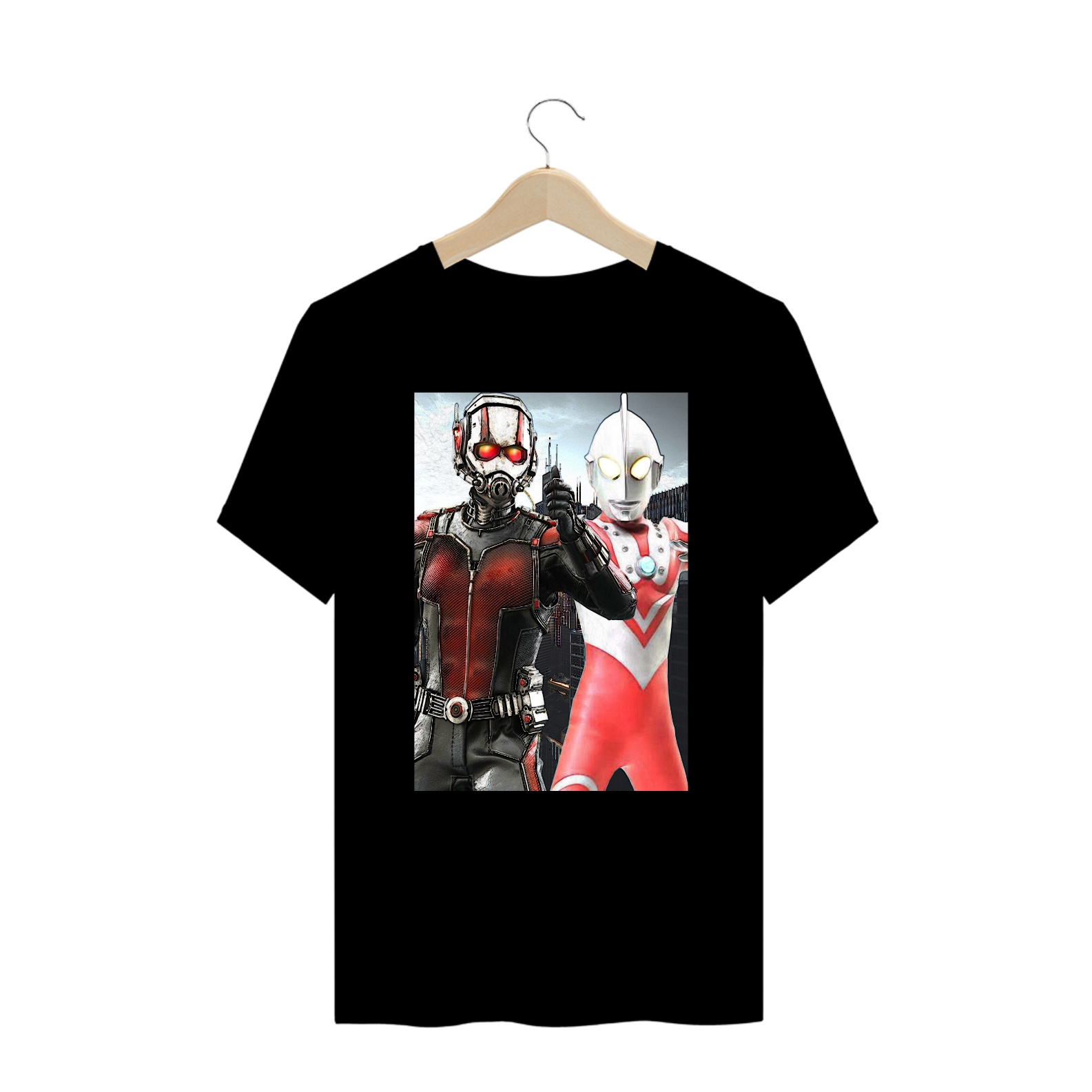 Nome do produto: Camiseta Homem Formiga e Ultraman Plus Size