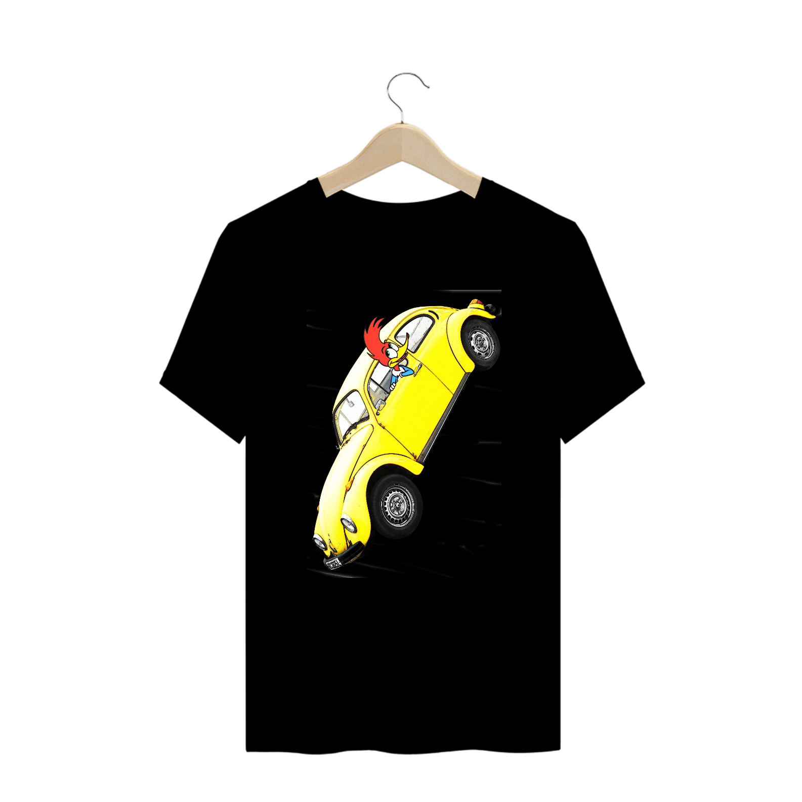 Nome do produto: Camiseta Fusca Pica Pau Plus Size