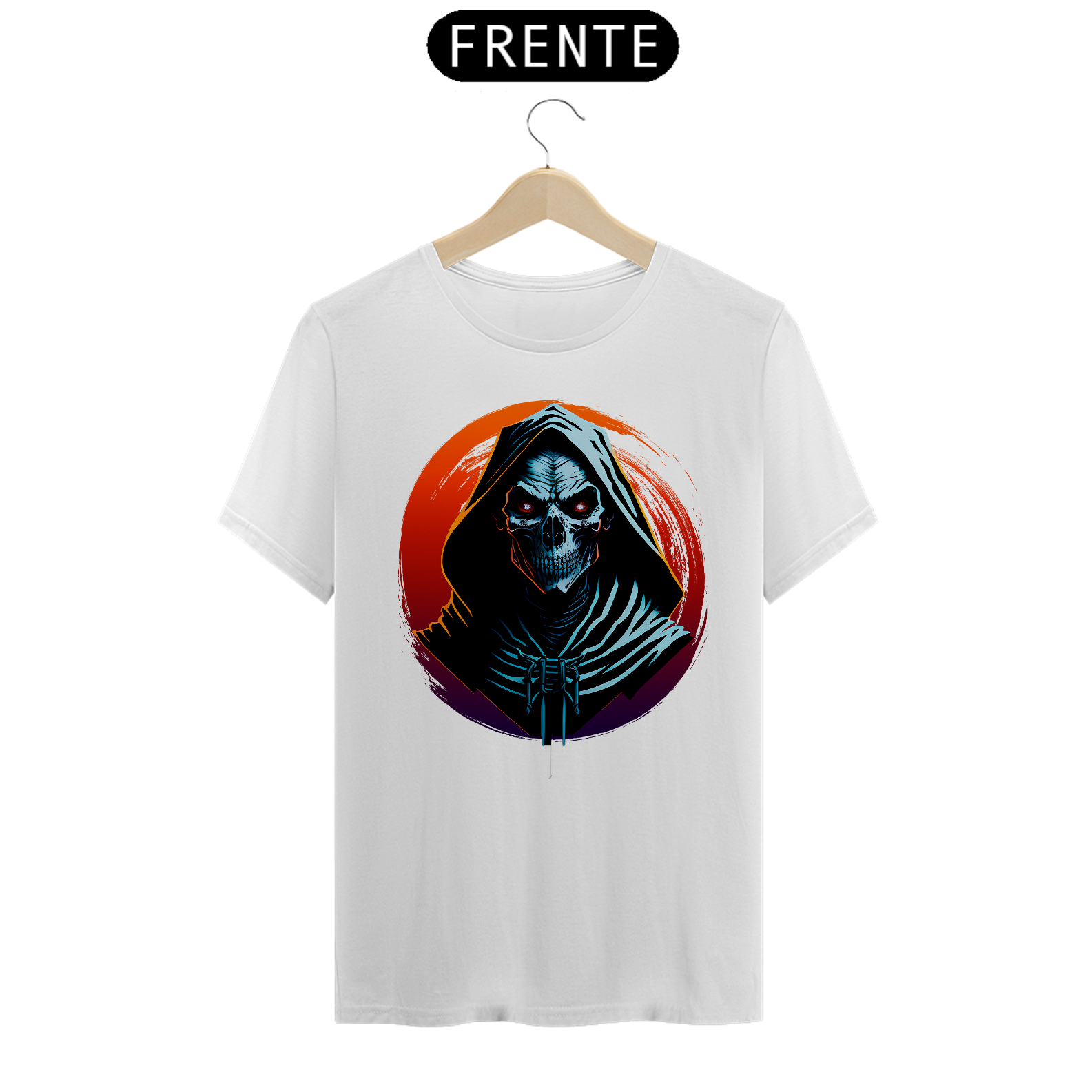Nome do produto: Camiseta Classic Caveira da Meia Noite