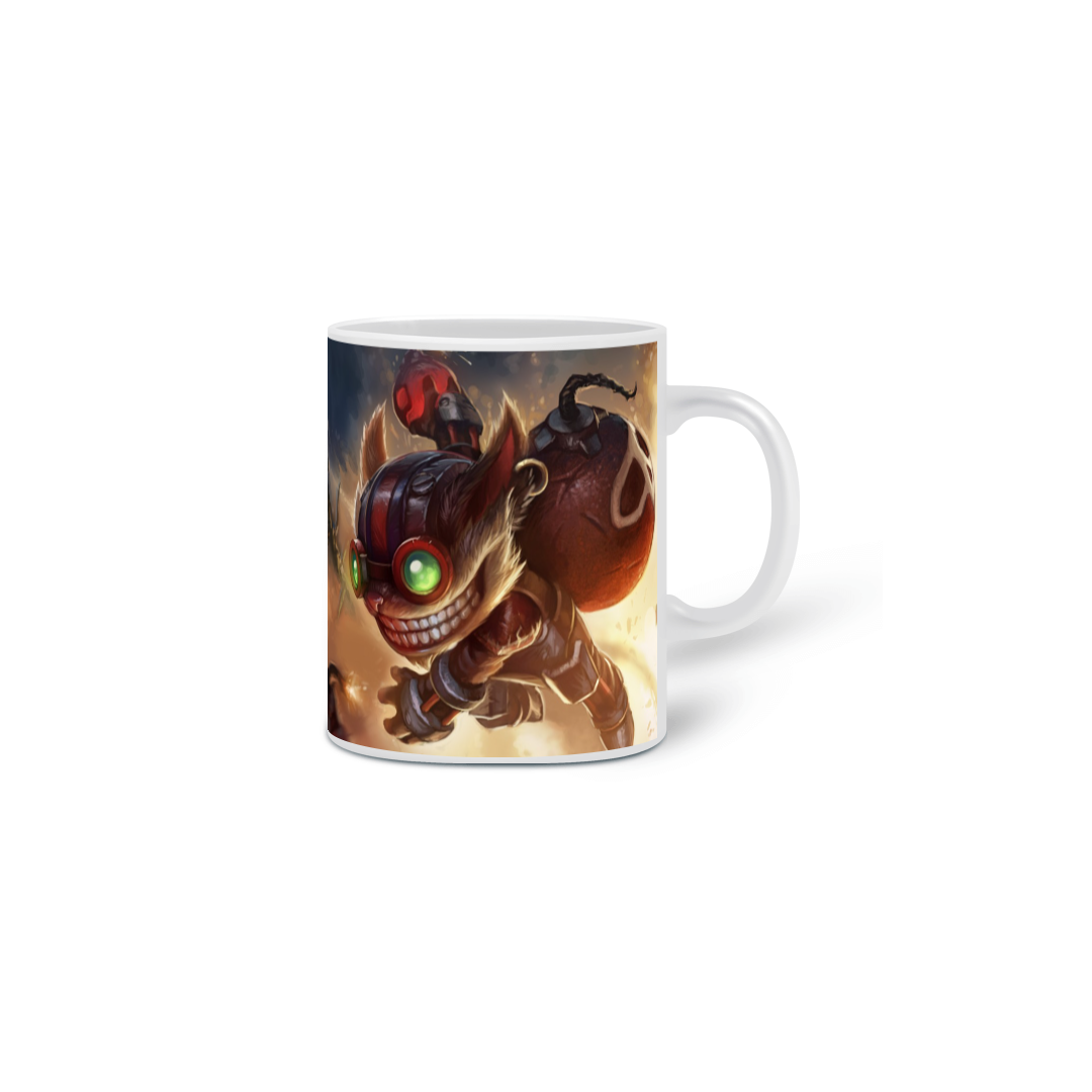 Nome do produto: Caneca - Ziggs League of Legends