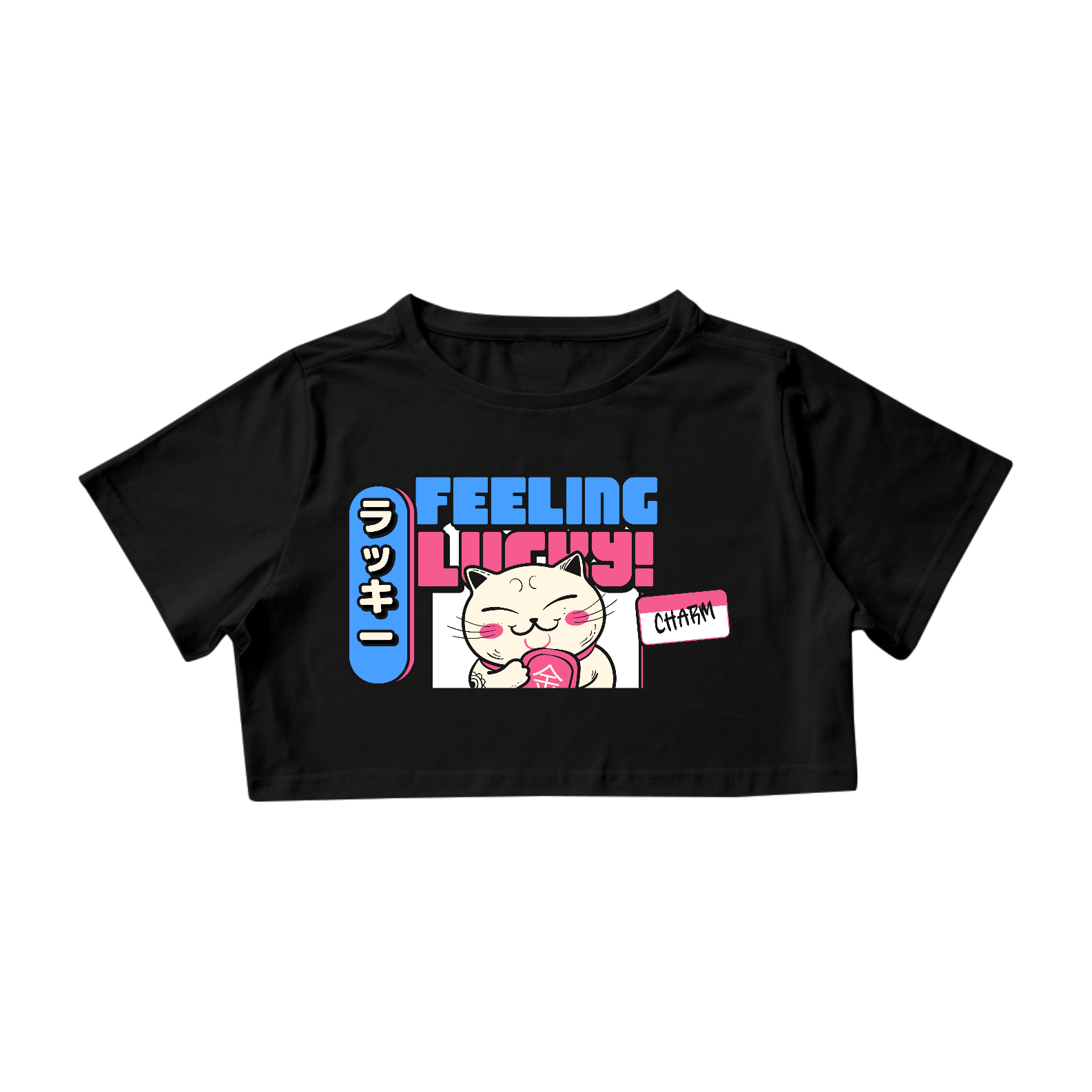 Nome do produto: Cropped - Feeling lucky