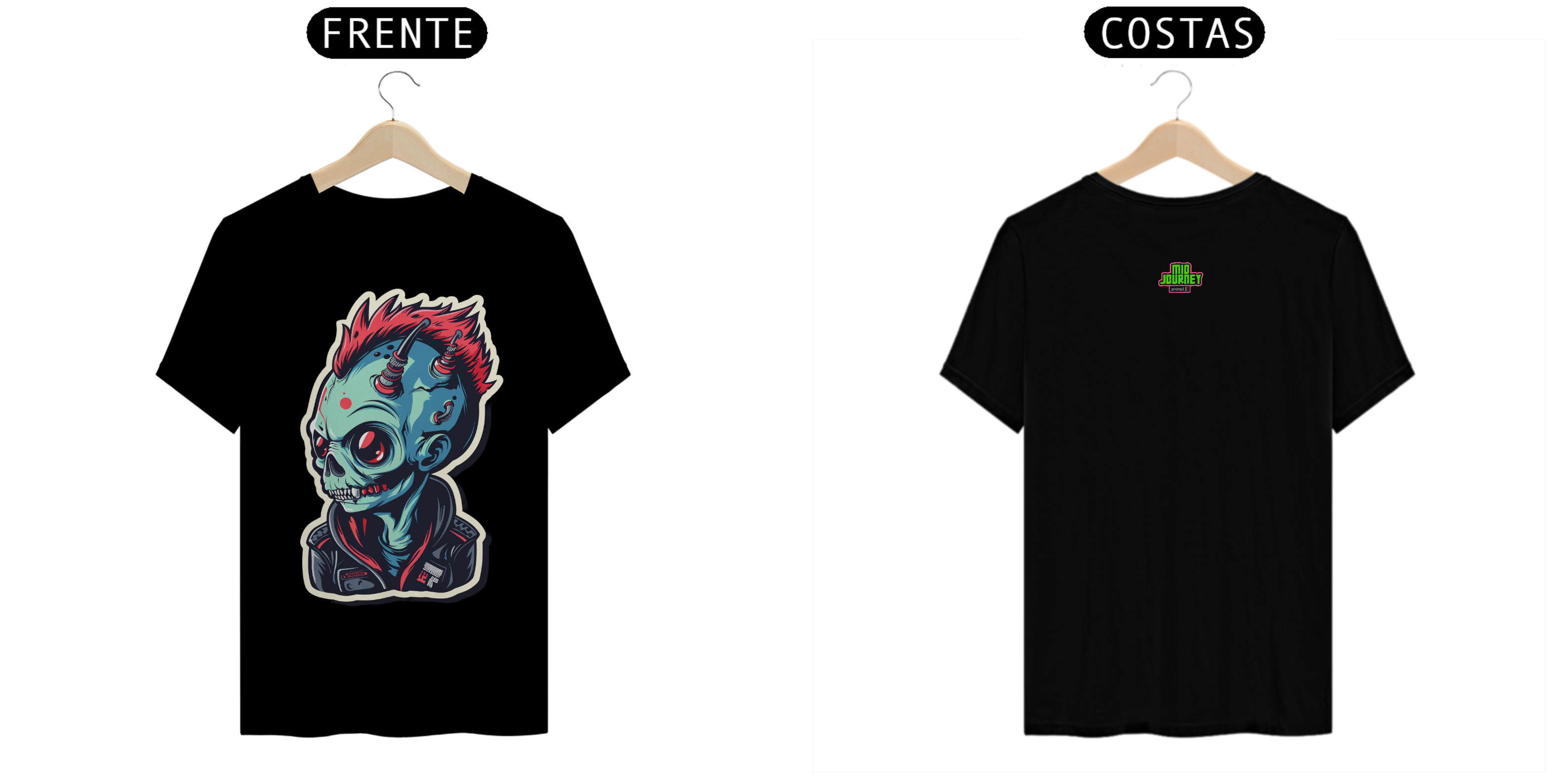 Nome do produto: CAMISETA ALIENS PUNK