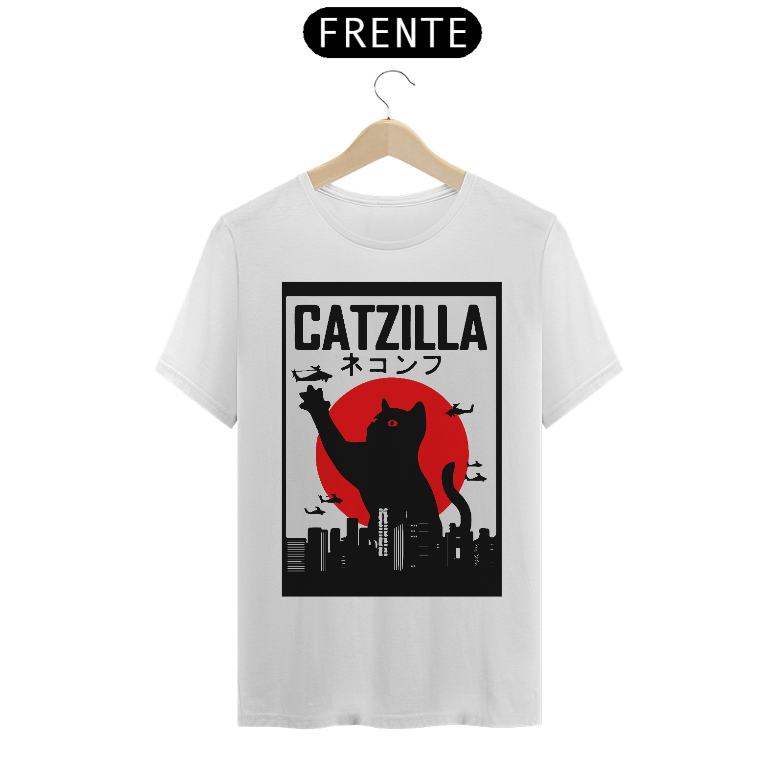 Nome do produto: Camiseta Catzilla