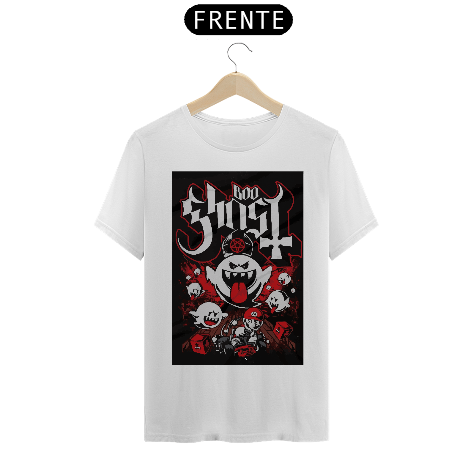 Nome do produto: Camiseta Mario Ghost