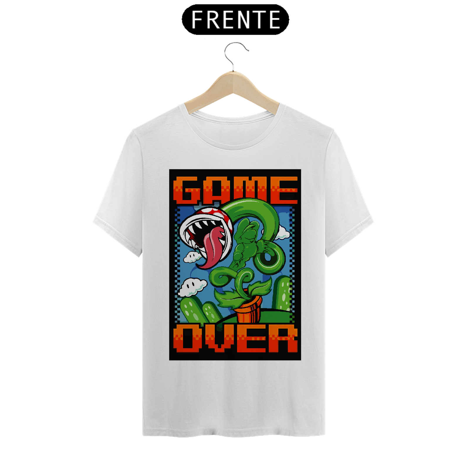 Nome do produto: Camiseta Game Over