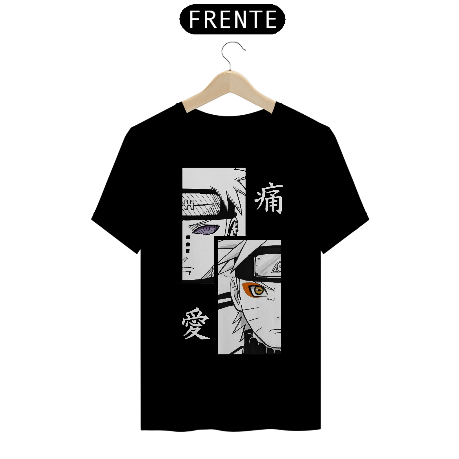 Nome do produto: Camiseta Naruto Vs Pain