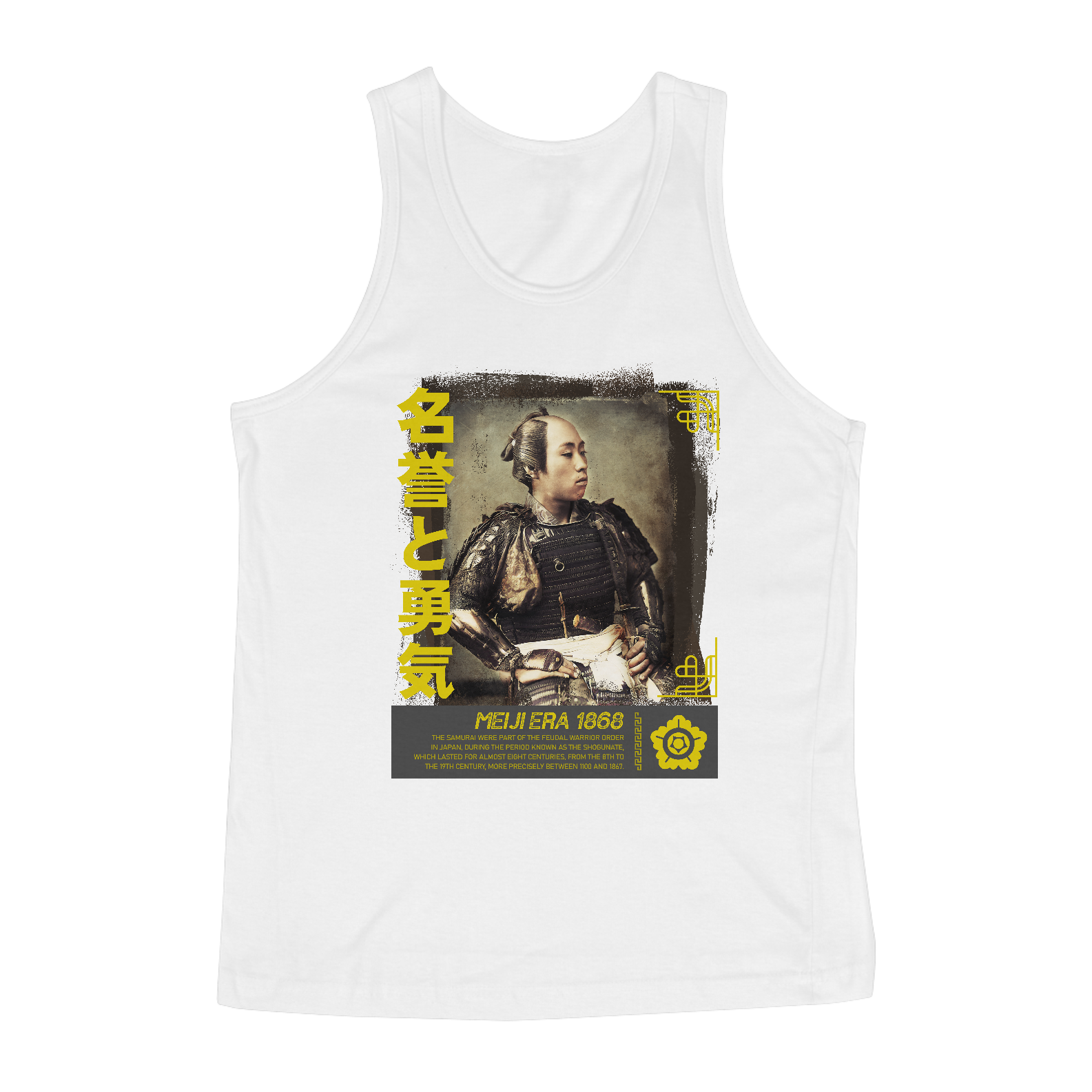 Nome do produto: Camiseta Regata: “Meiji Era”