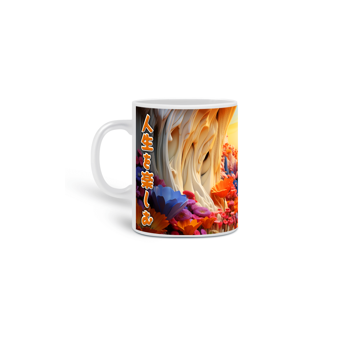 Nome do produto: Caneca 3D Enjoy Your Life