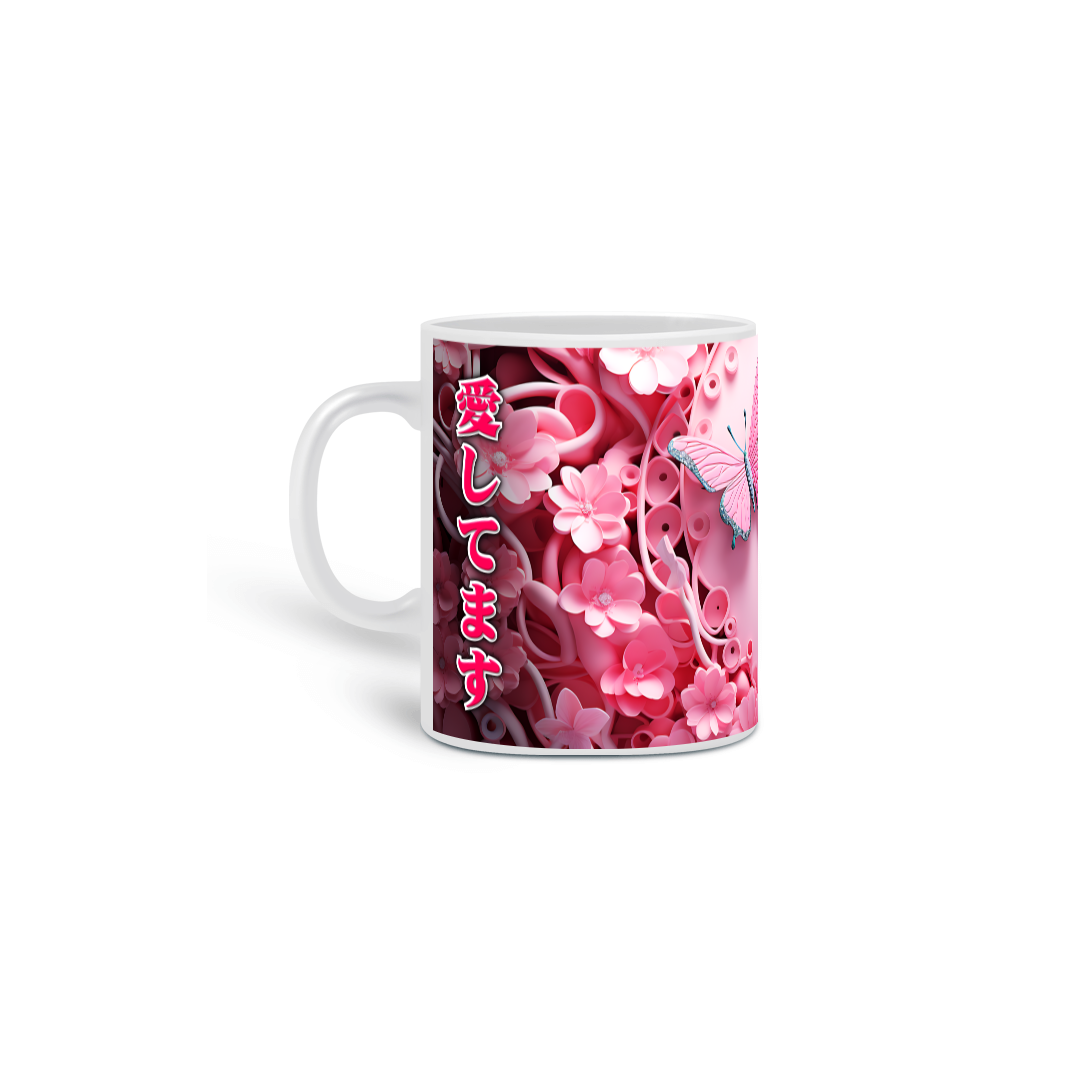 Nome do produto: Caneca 3D I love you