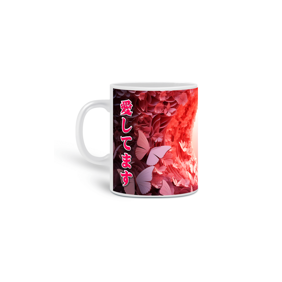 Nome do produto: Caneca 3D I love you