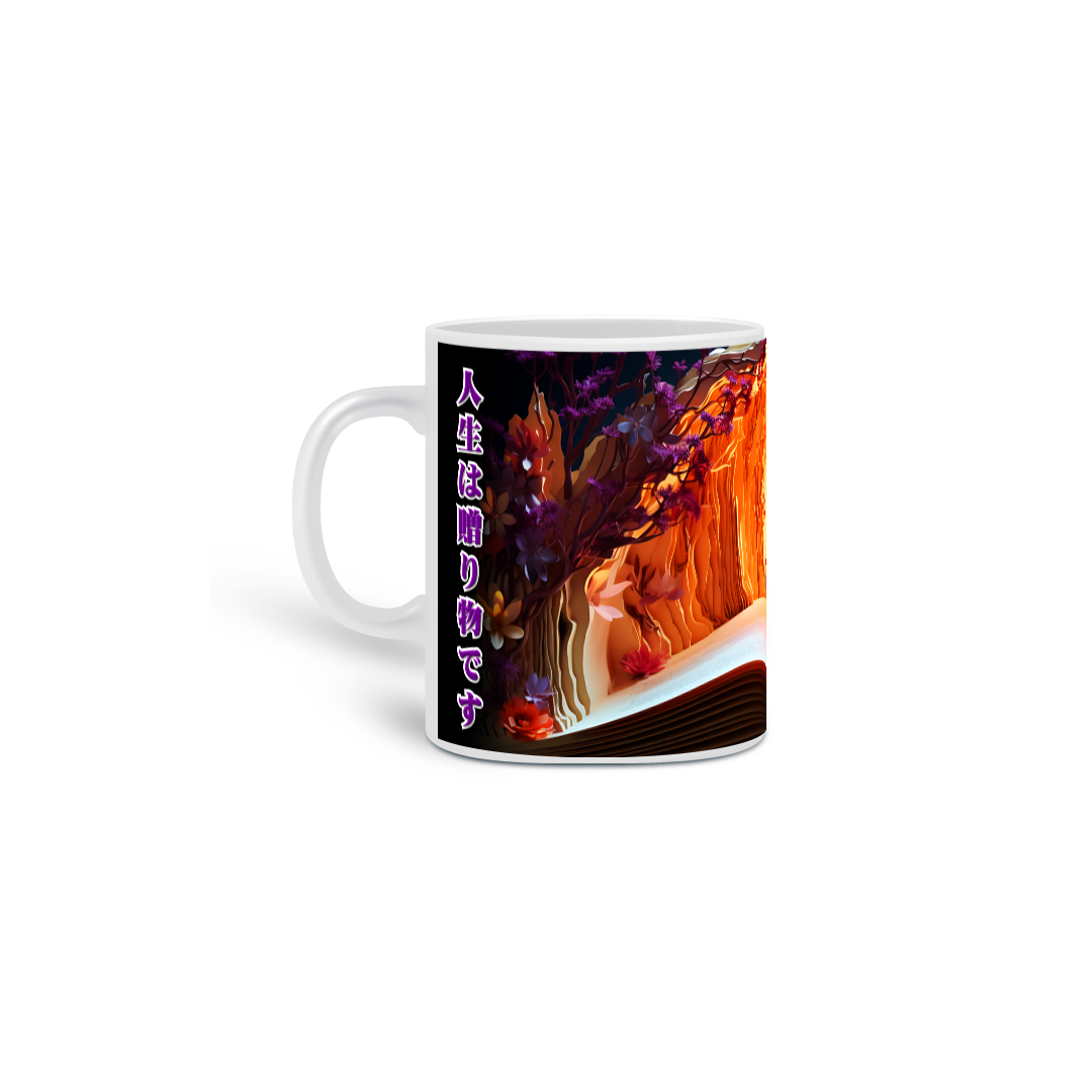 Nome do produto: Caneca 3D Life is a gift 