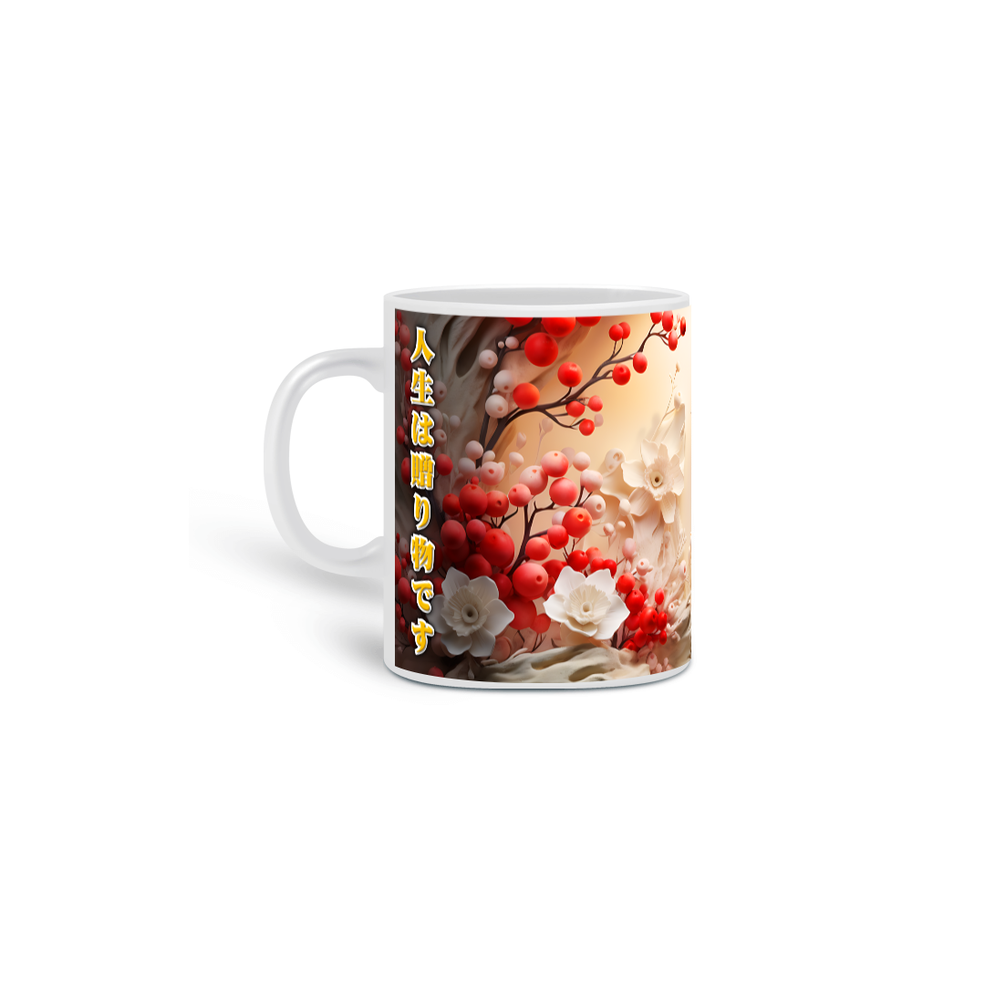 Nome do produto: Caneca 3D Life is a gift