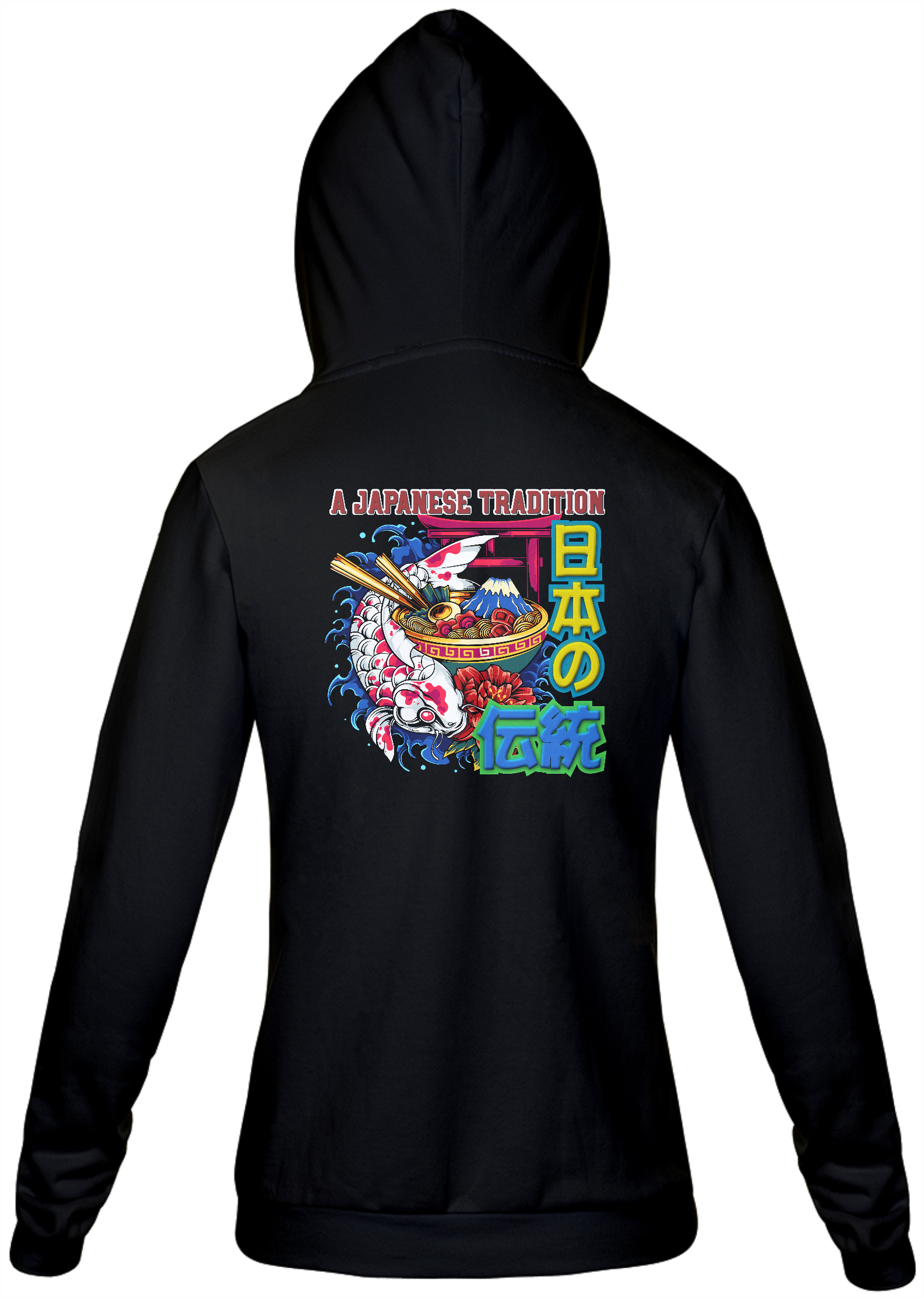Nome do produto: Moleton c/ Zíper Unissex: “A Japanese Traditional”