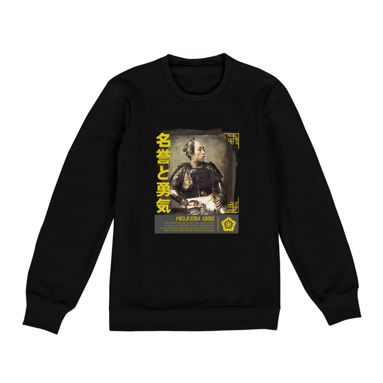 Nome do produto: Moleton Fechado Unissex: “Meiji Era”