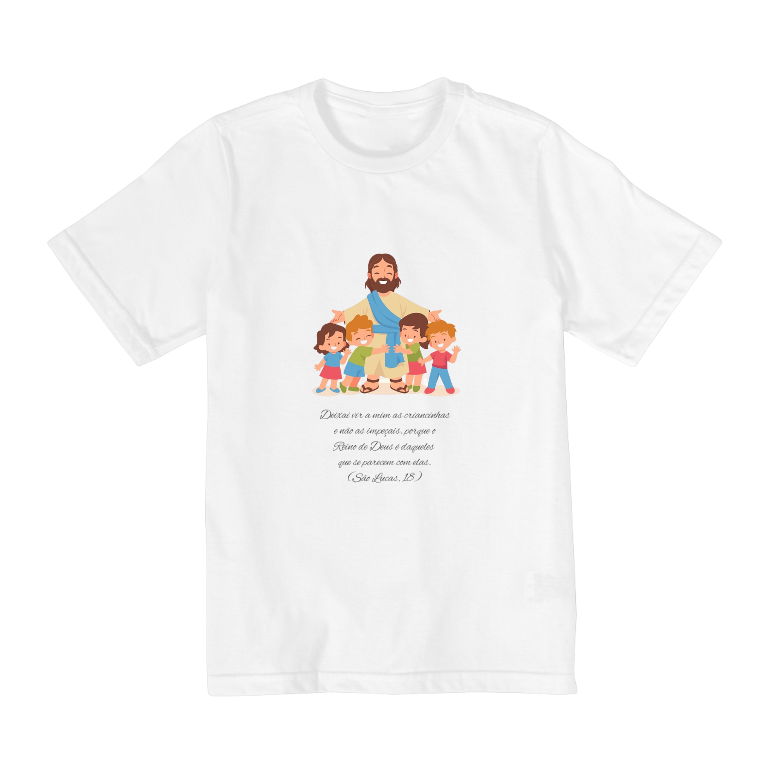 Nome do produto: Camisa Jesus e as crianças 
