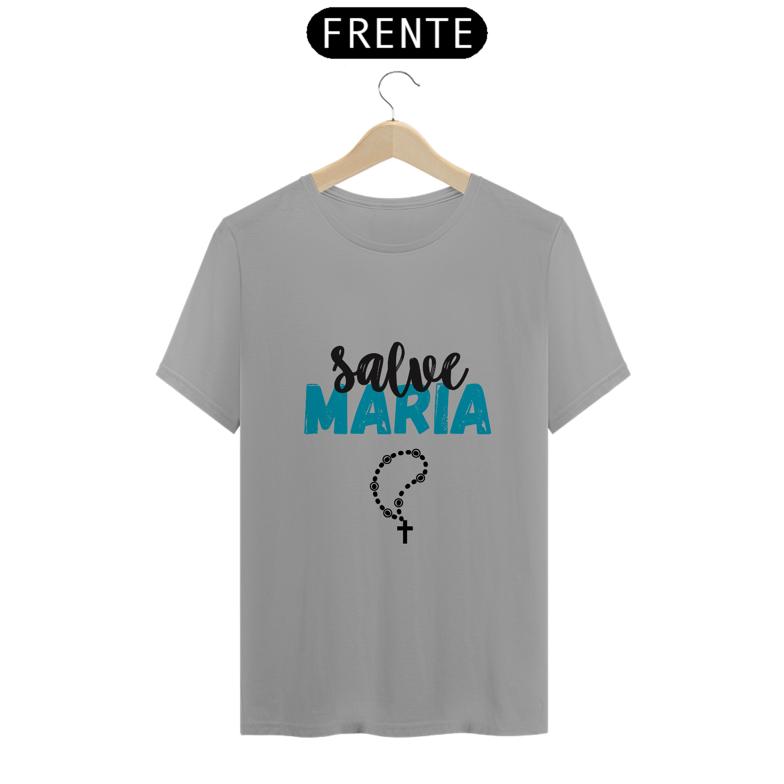 Nome do produto: T-shirt Quality Salve Maria