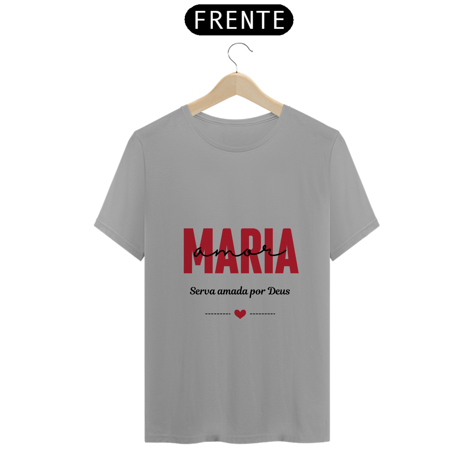 Nome do produto: T-shirt Maria Serva amada por Deus