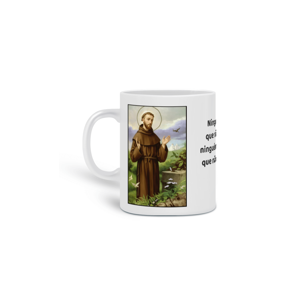 Nome do produto: Caneca São Francisco de Assis