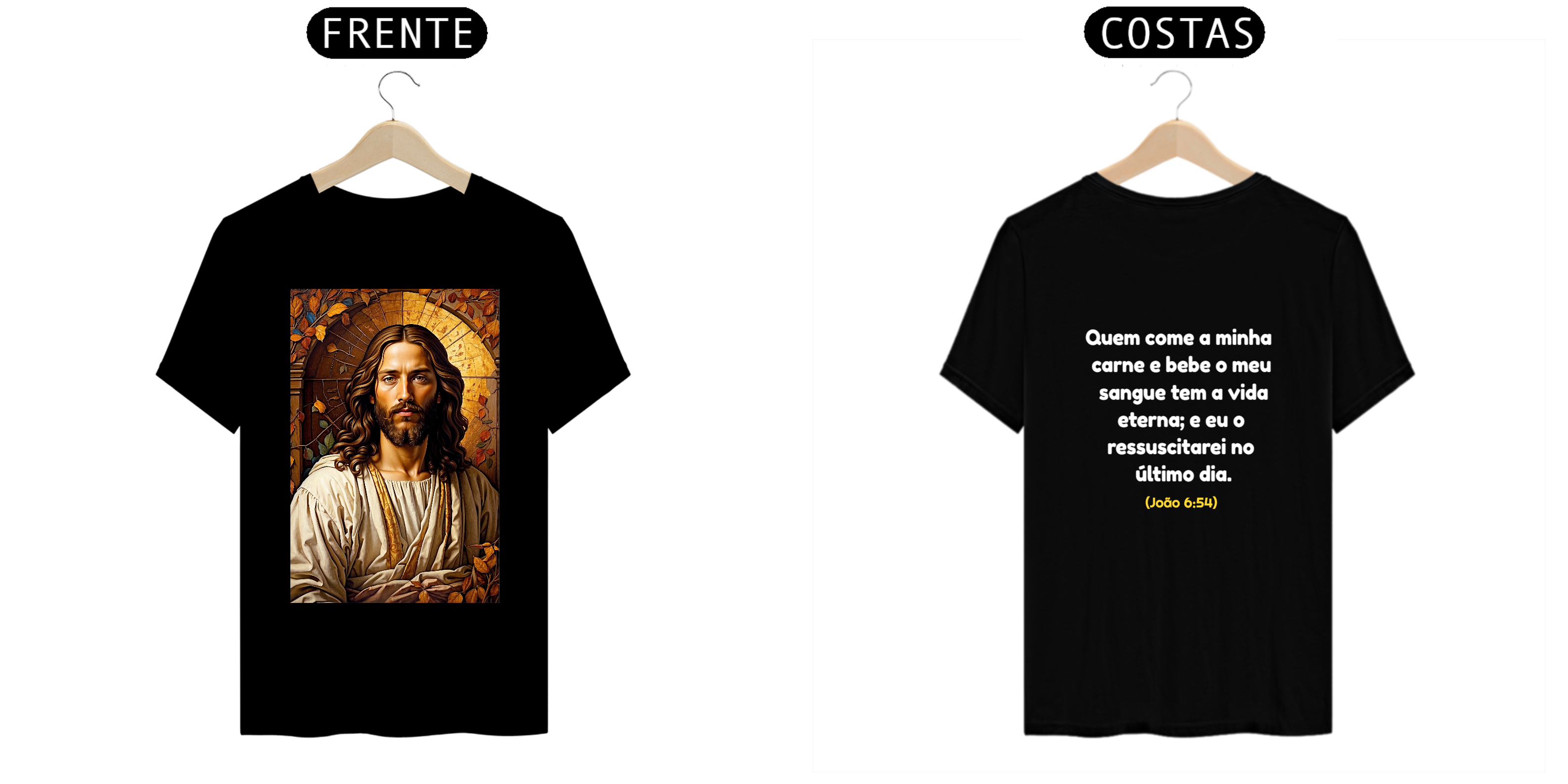 Nome do produto: Camisa masculina Jesus