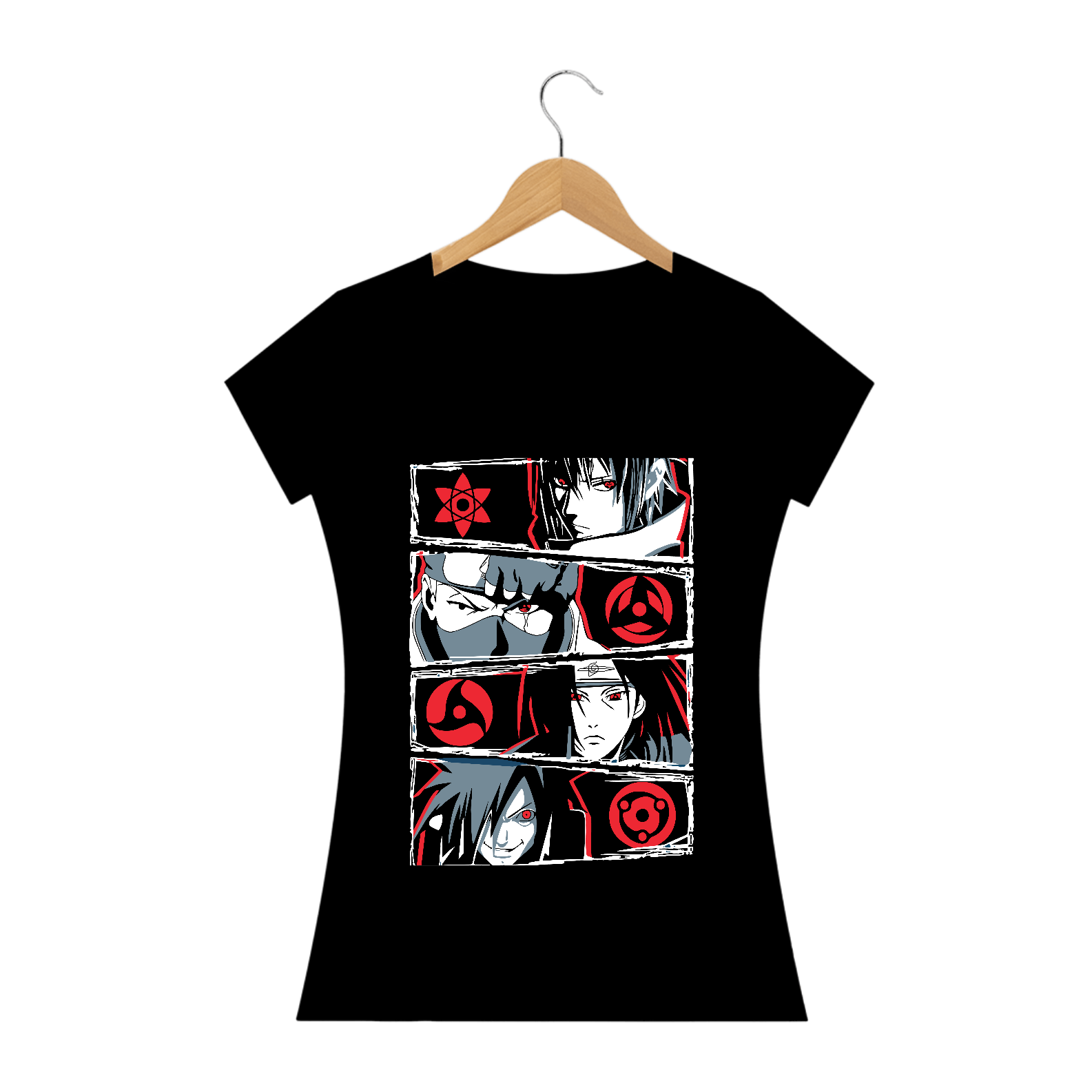 Nome do produto: Camisa Feminina Premium Sharingan