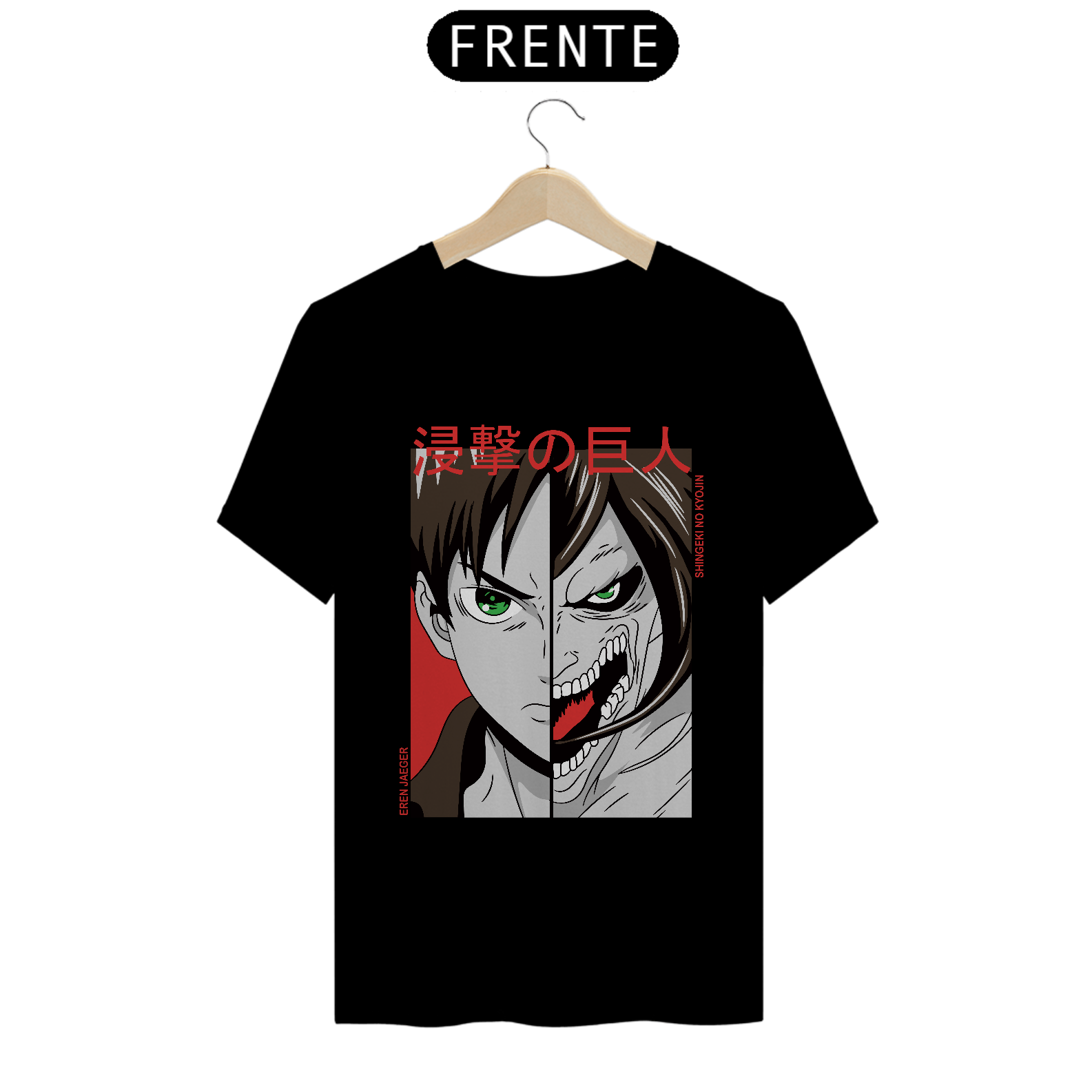 Nome do produto: Camisa Eren Yeager