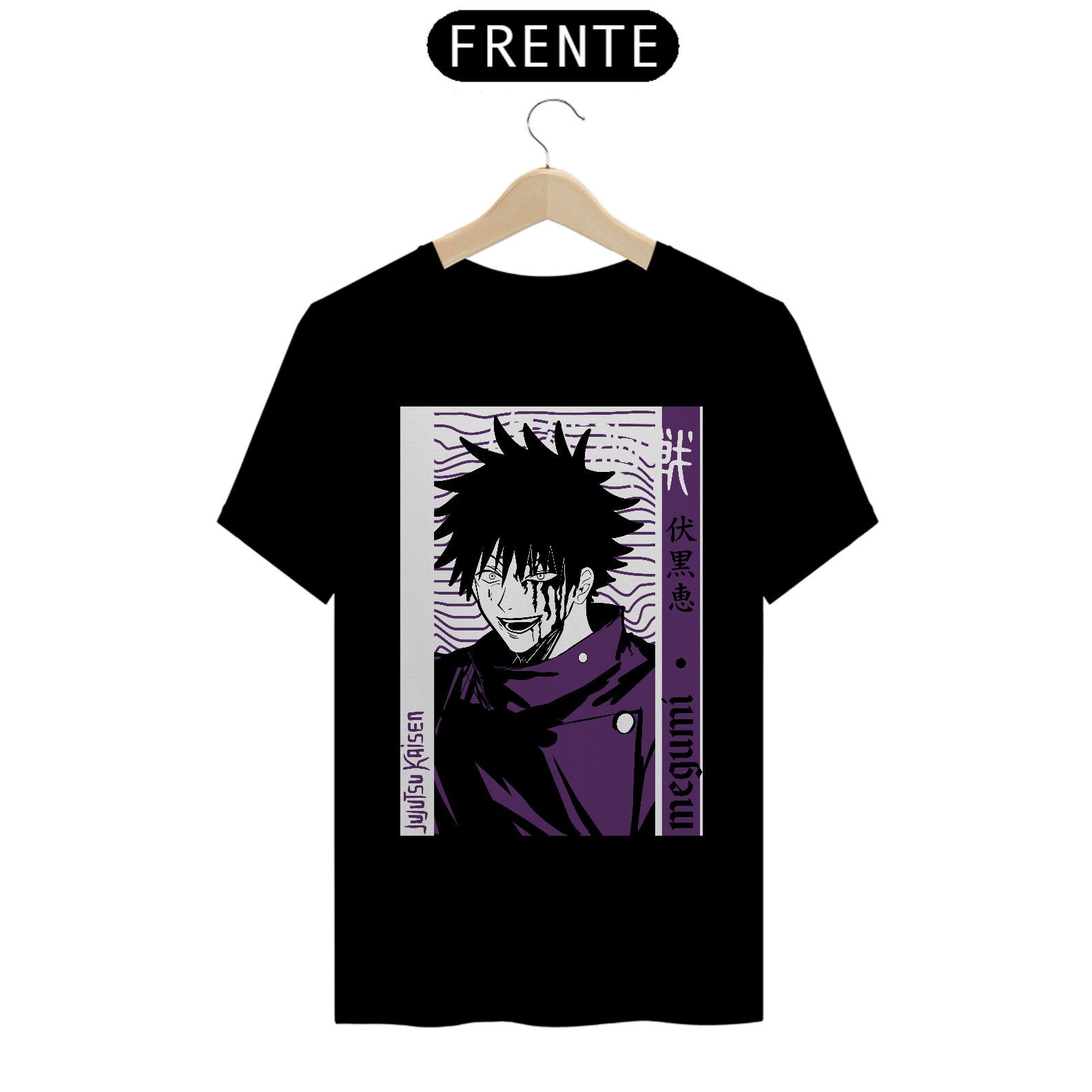 Nome do produto: Camisa Megumi Fushiguro