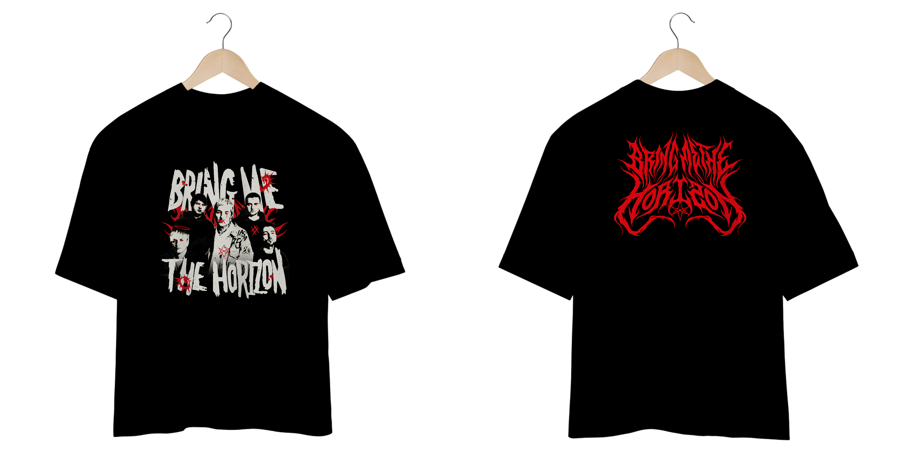 Nome do produto: Camisa Oversized Bring Me The Horizon