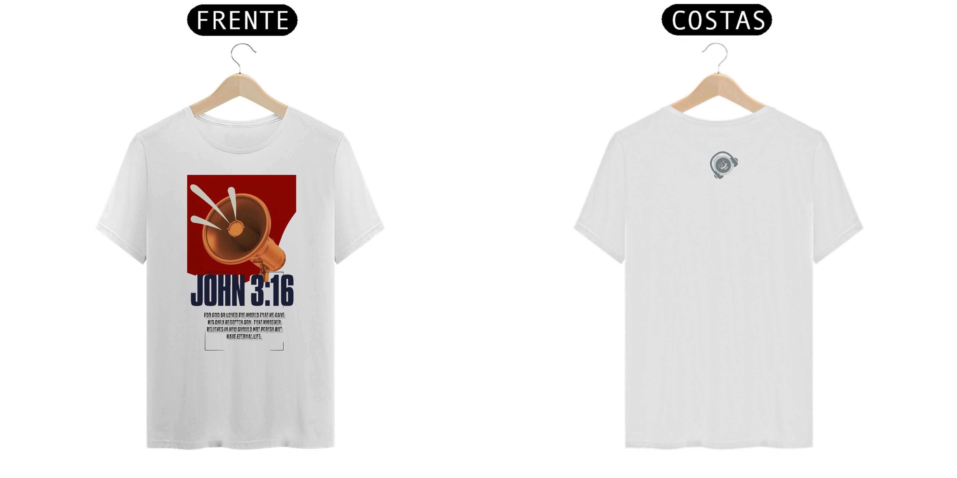 Nome do produto: T-Shirt Quality JOHN 3:16