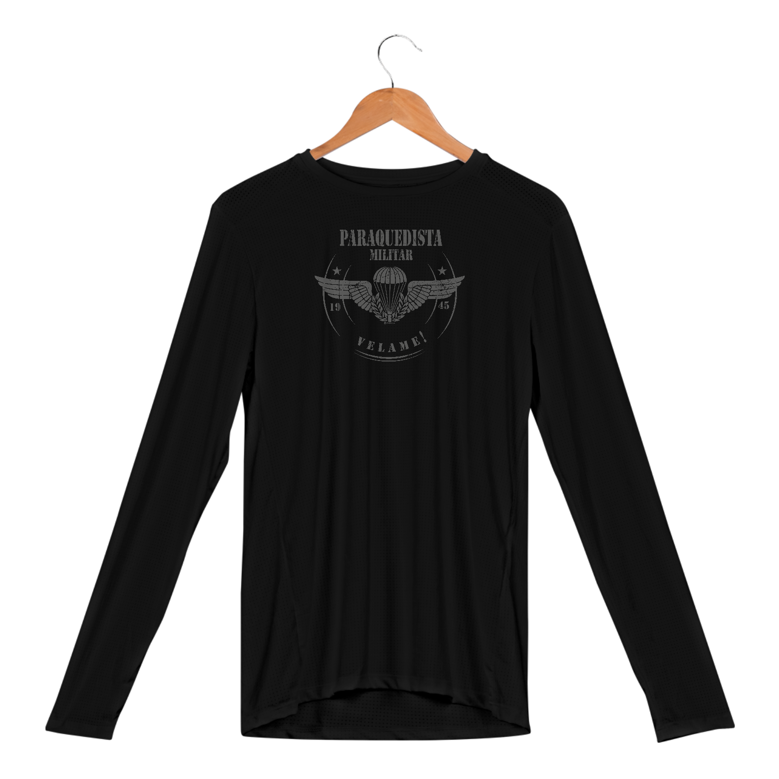 Nome do produto: Camiseta Paraquedista Manga Longa Sport Dry UV - Lançamento