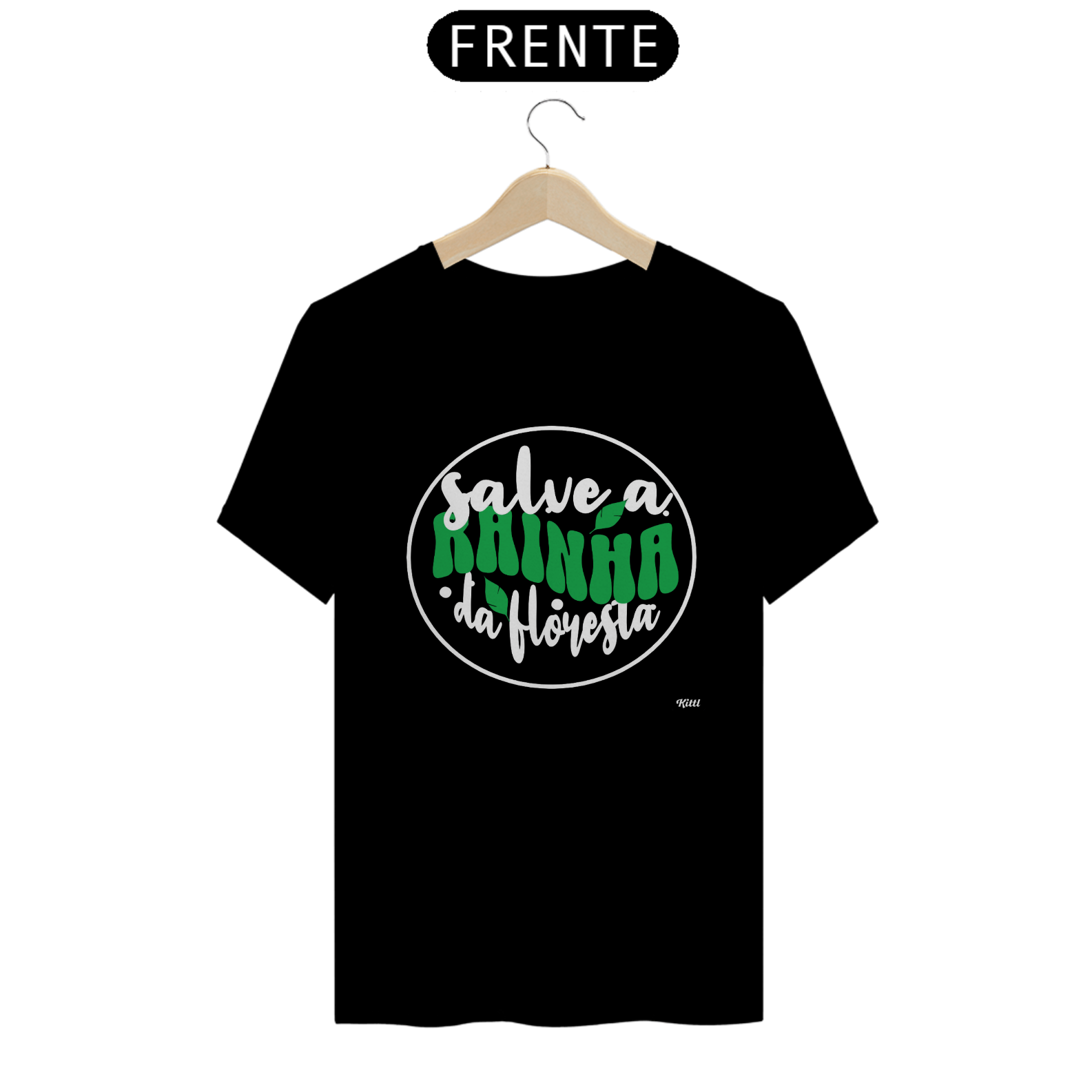Nome do produto: T-SHIRT Classic Rainha da Floresta (Black)