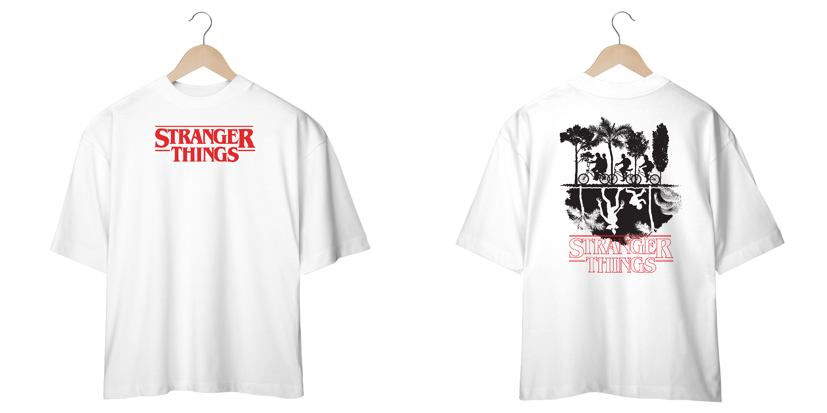 CAMISETA OVERSIZED - STRANGER THINGS