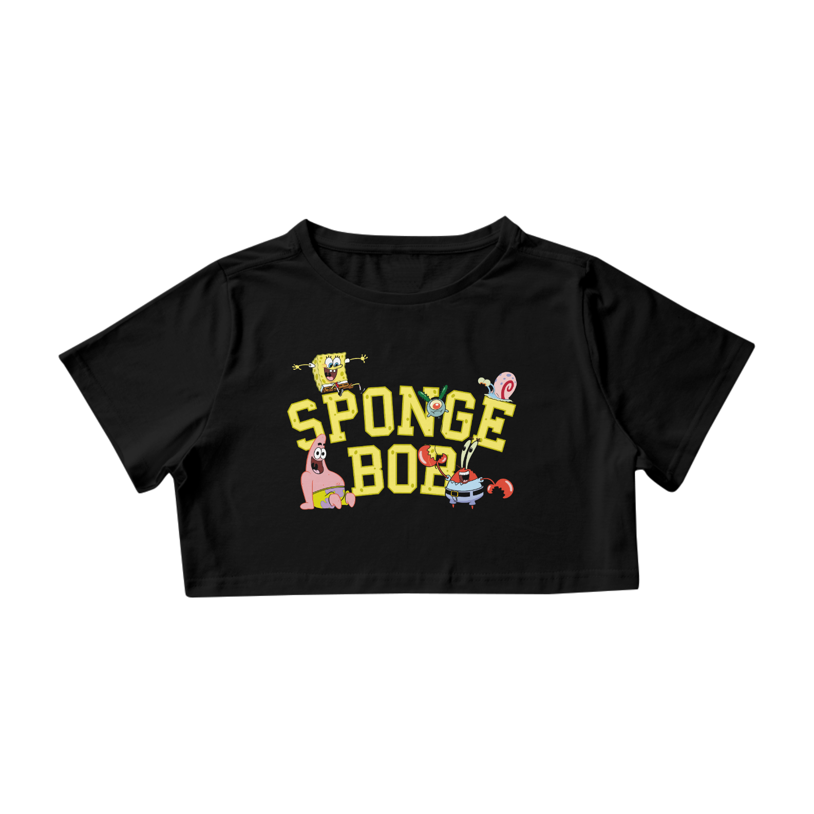 CROPPED BOB ESPONJA - ANIMAÇÃO