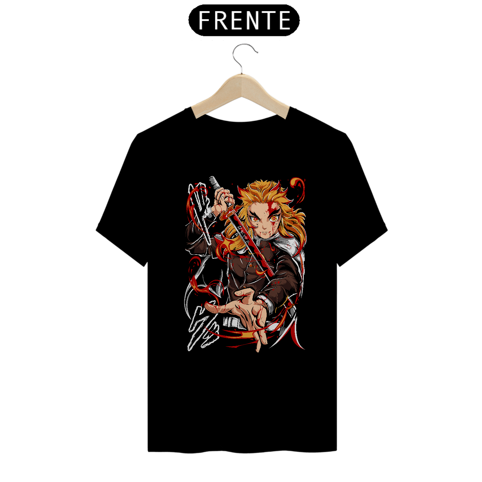 CAMISETA QUALITY RENGOKU - DEMON SLAYER