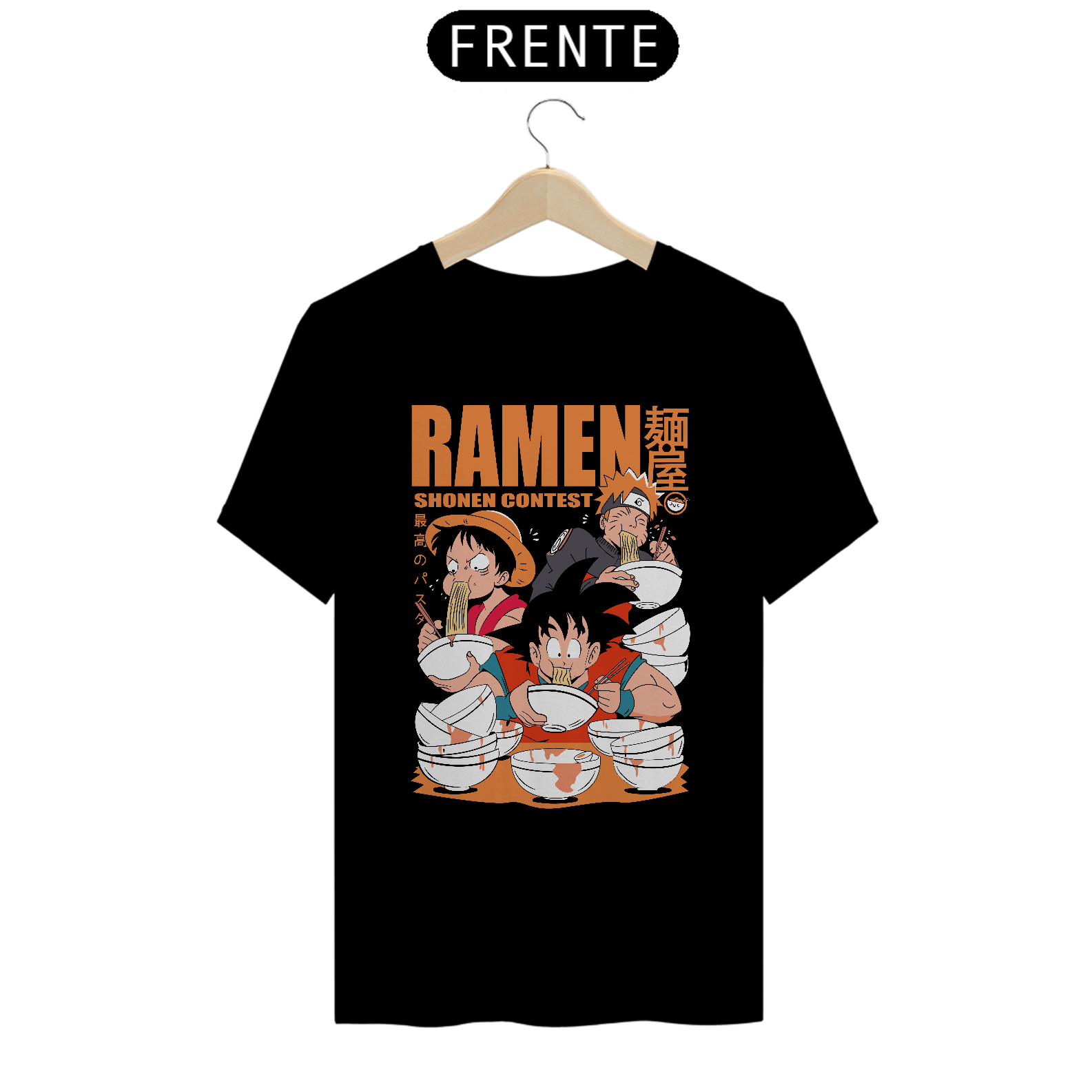 CAMISETA QUALITY RAMEN - NARUTO