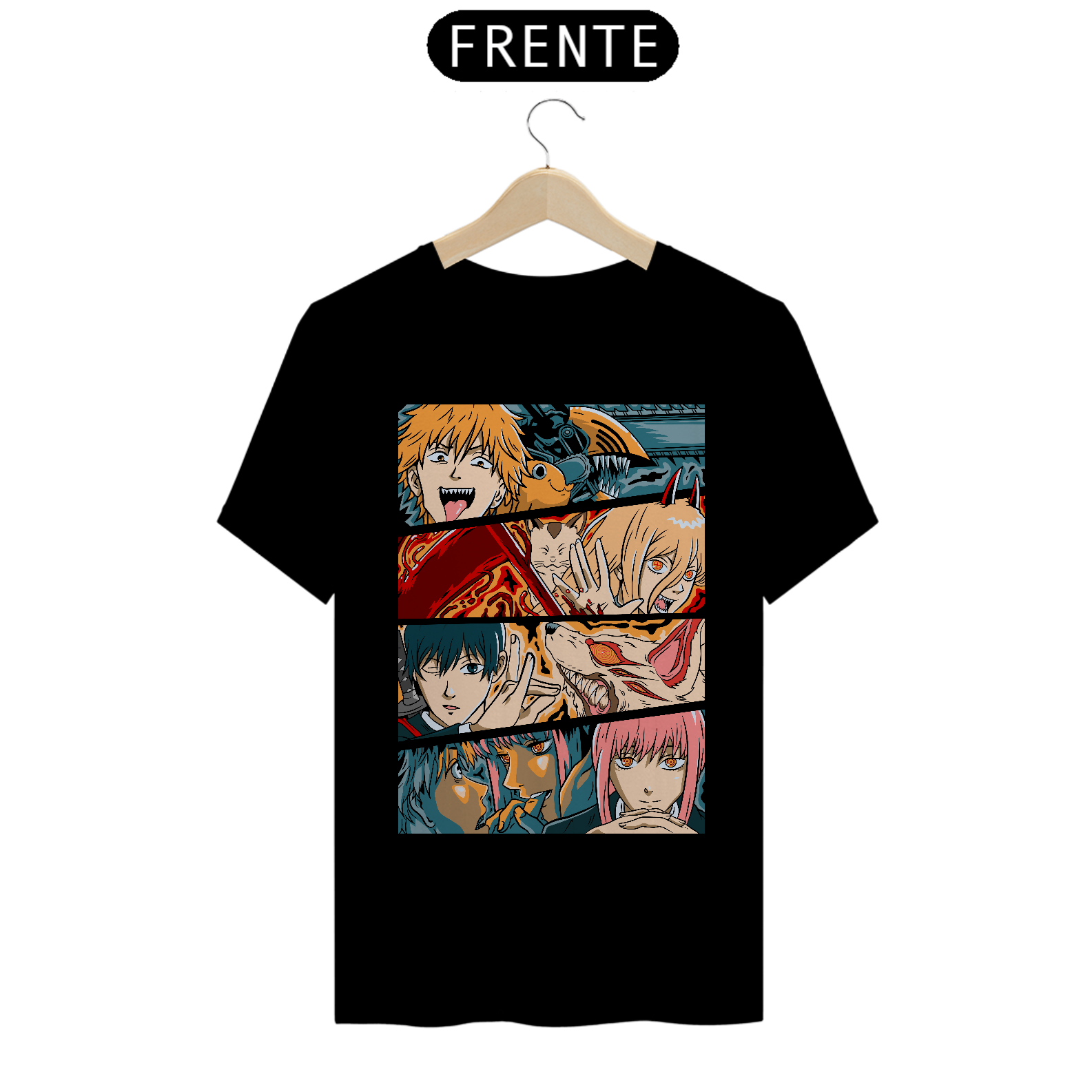 CAMISETA QUALITY DIVISÃO ESPECIAL 4 - CHAINSAW MAN