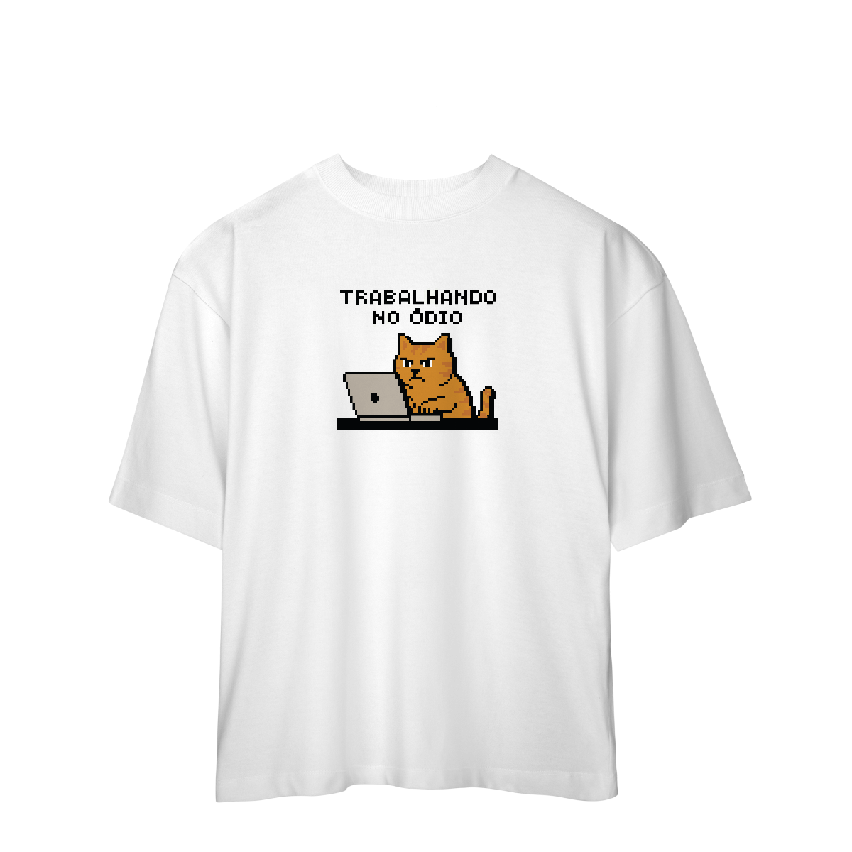 Nome do produto: OVERSIZED TRABALHANDO NO ÓDIO - MEMES