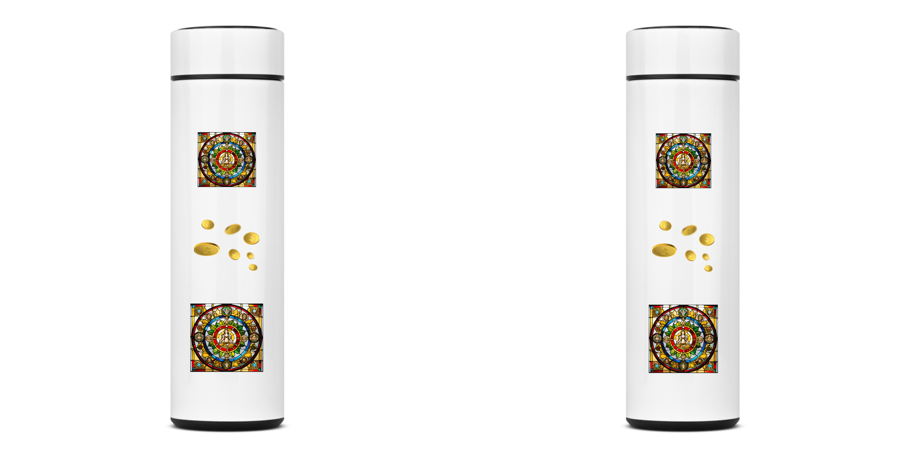 Garrafa Térmica Mandala Arquétipo Deusa da Fortuna