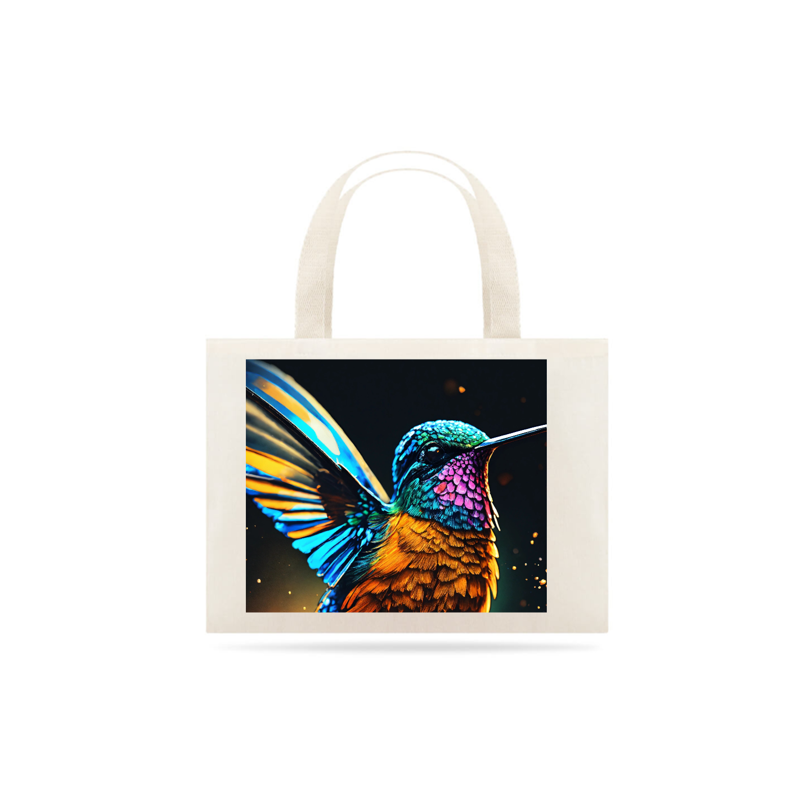 Nome do produto: bolsa((um beija-flor)) , olhos hiperdetalhados 