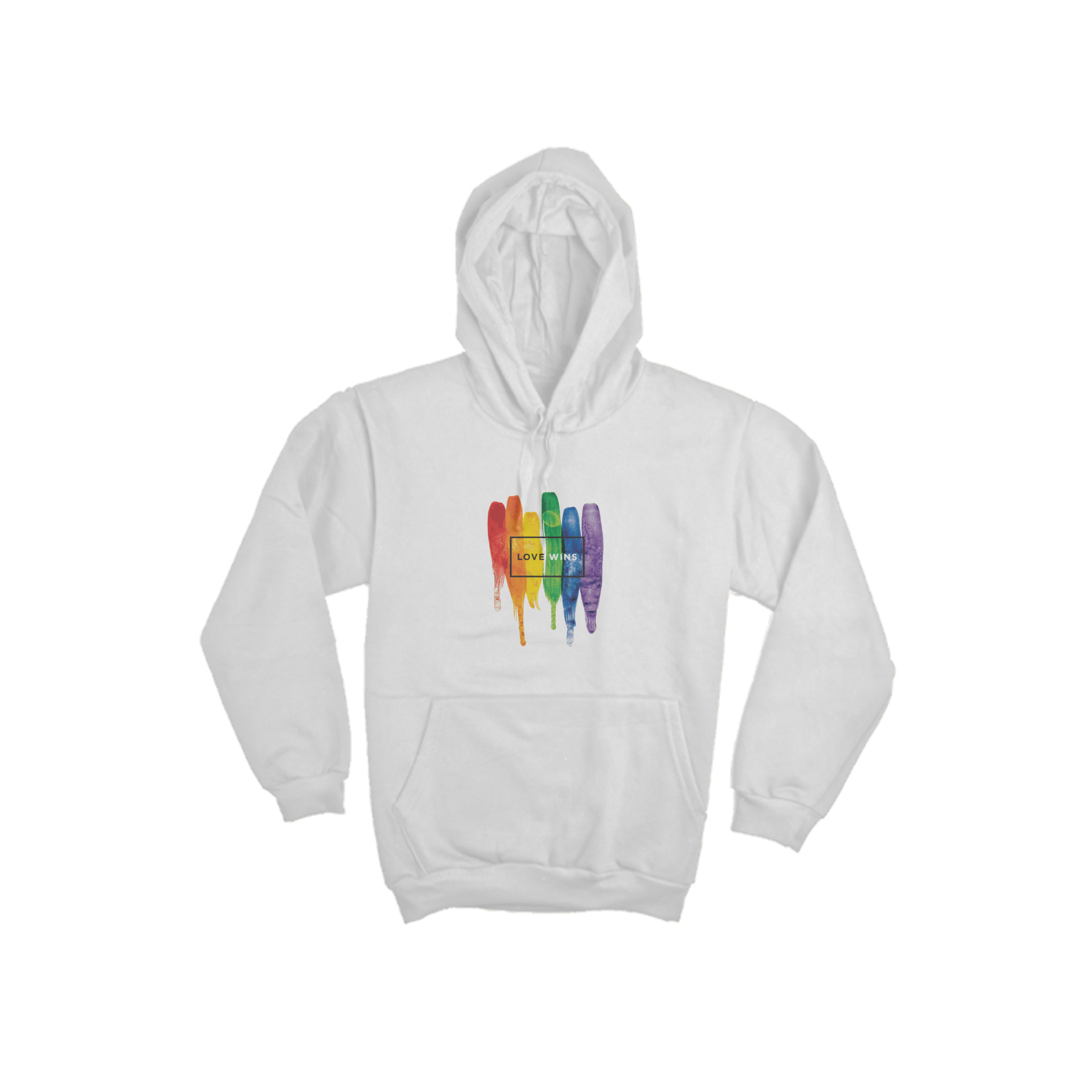 Nome do produto: MOLETOM SEM ZIPER LOVE WINS