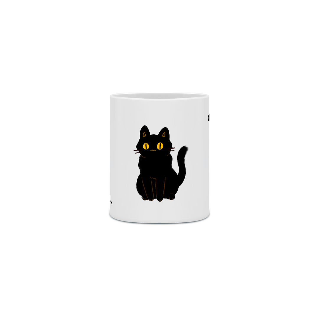 Nome do produto: Caneca Cat Girrll Edição Halloween 