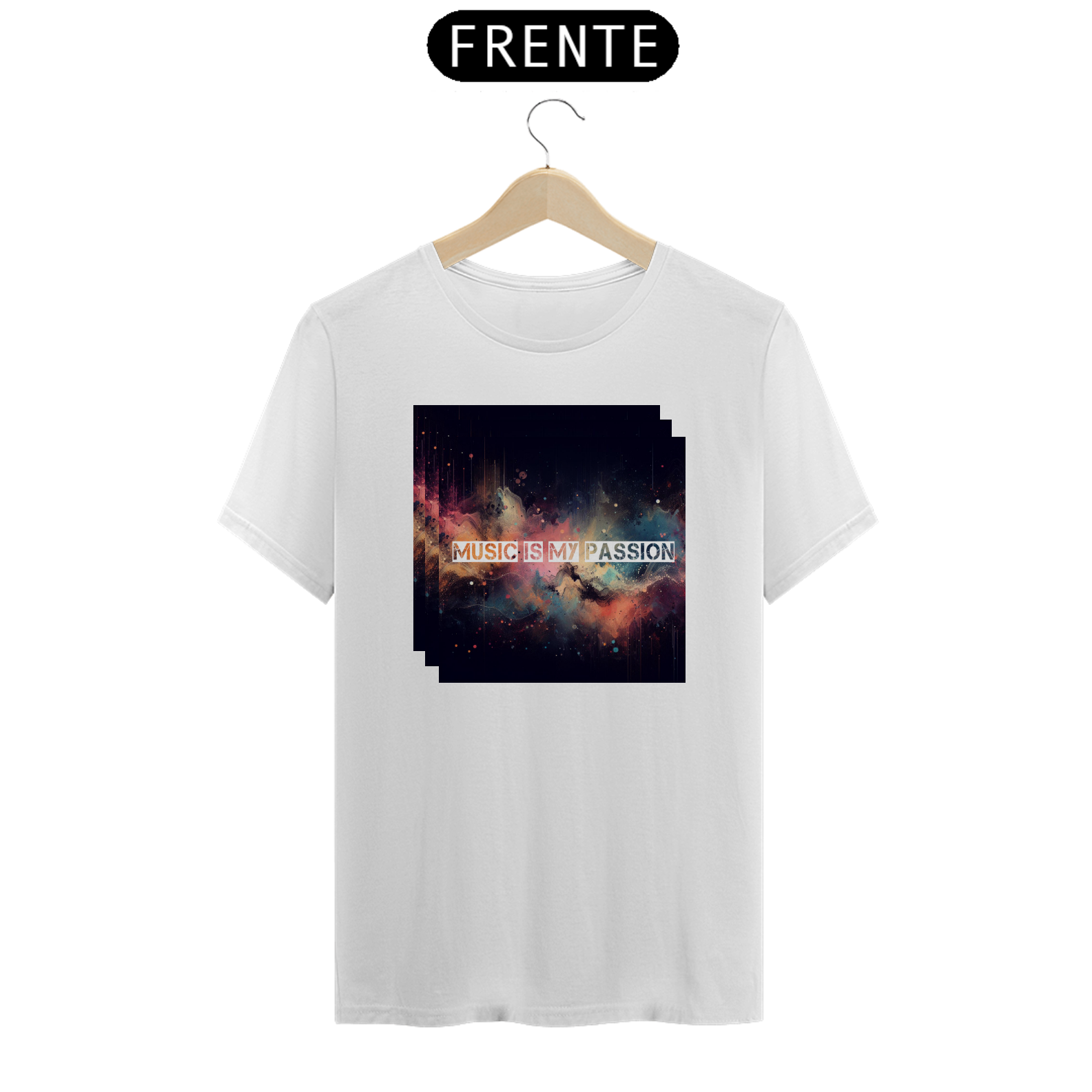 Nome do produto: Camiseta - Music is my Passion