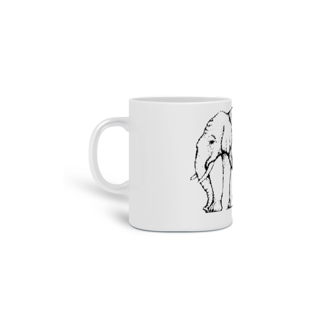 Nome do produto: Caneca - Elefante de 6 patas