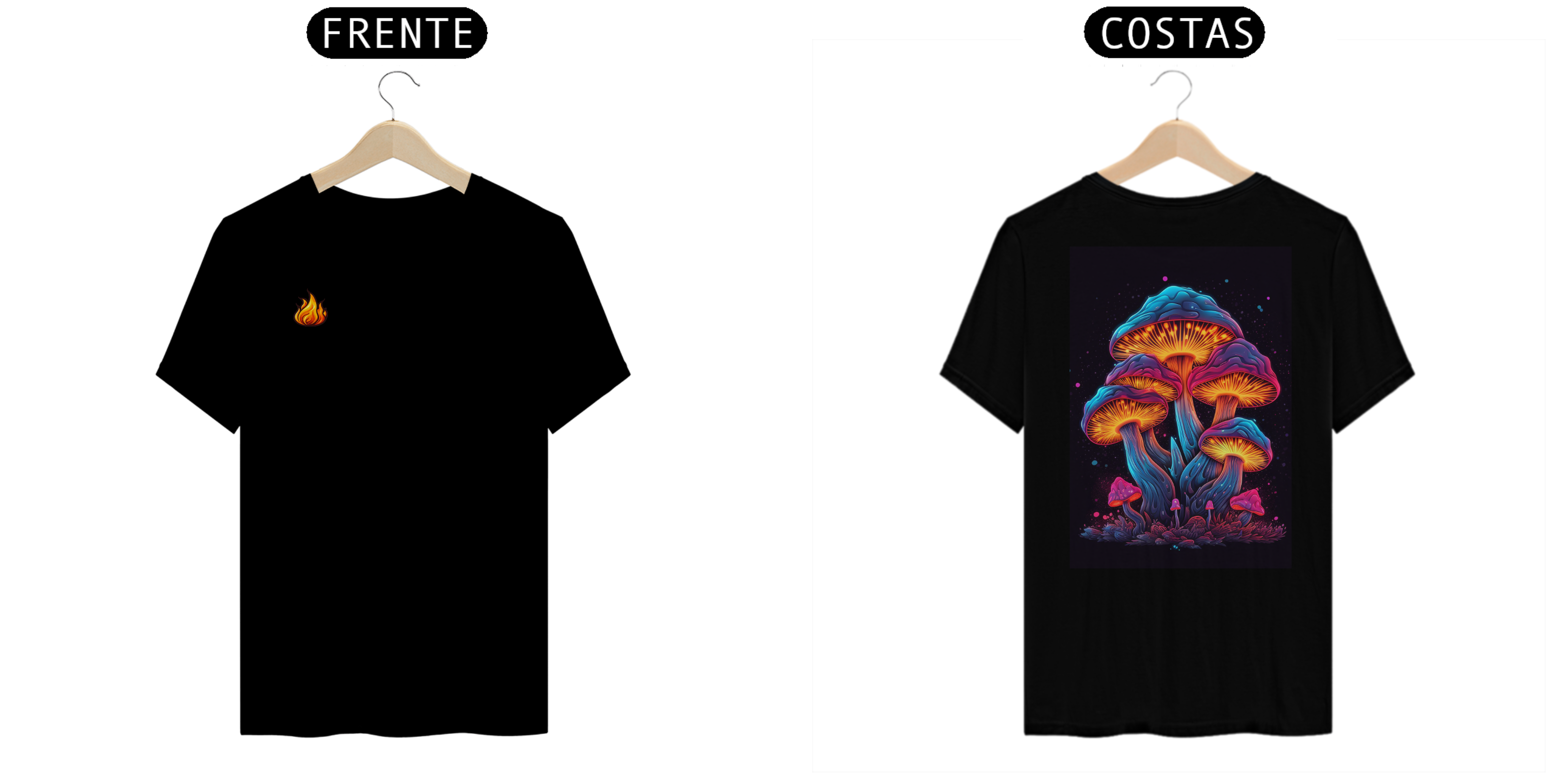 Nome do produto: Camisa cogumelo brilhante 